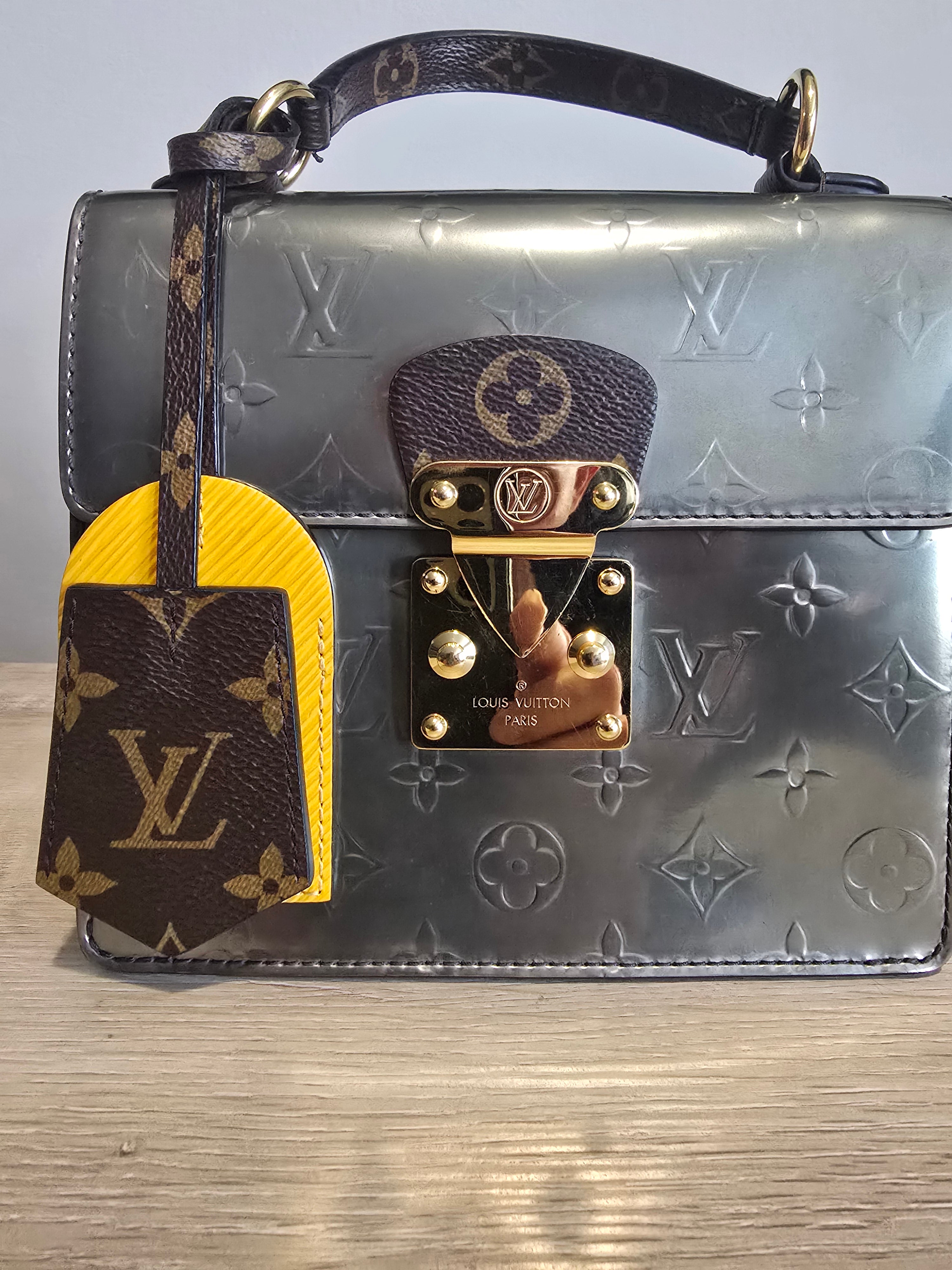 Louis Vuitton Spring Street Top Handle Bag — Silver