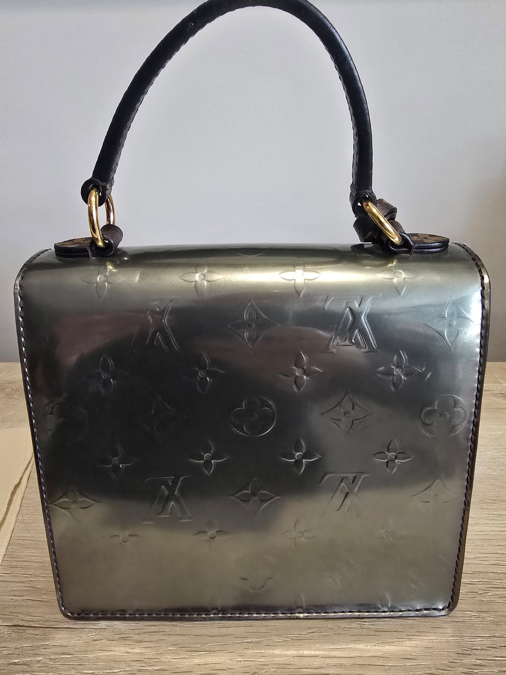 Louis Vuitton Spring Street Top Handle Bag — Silver