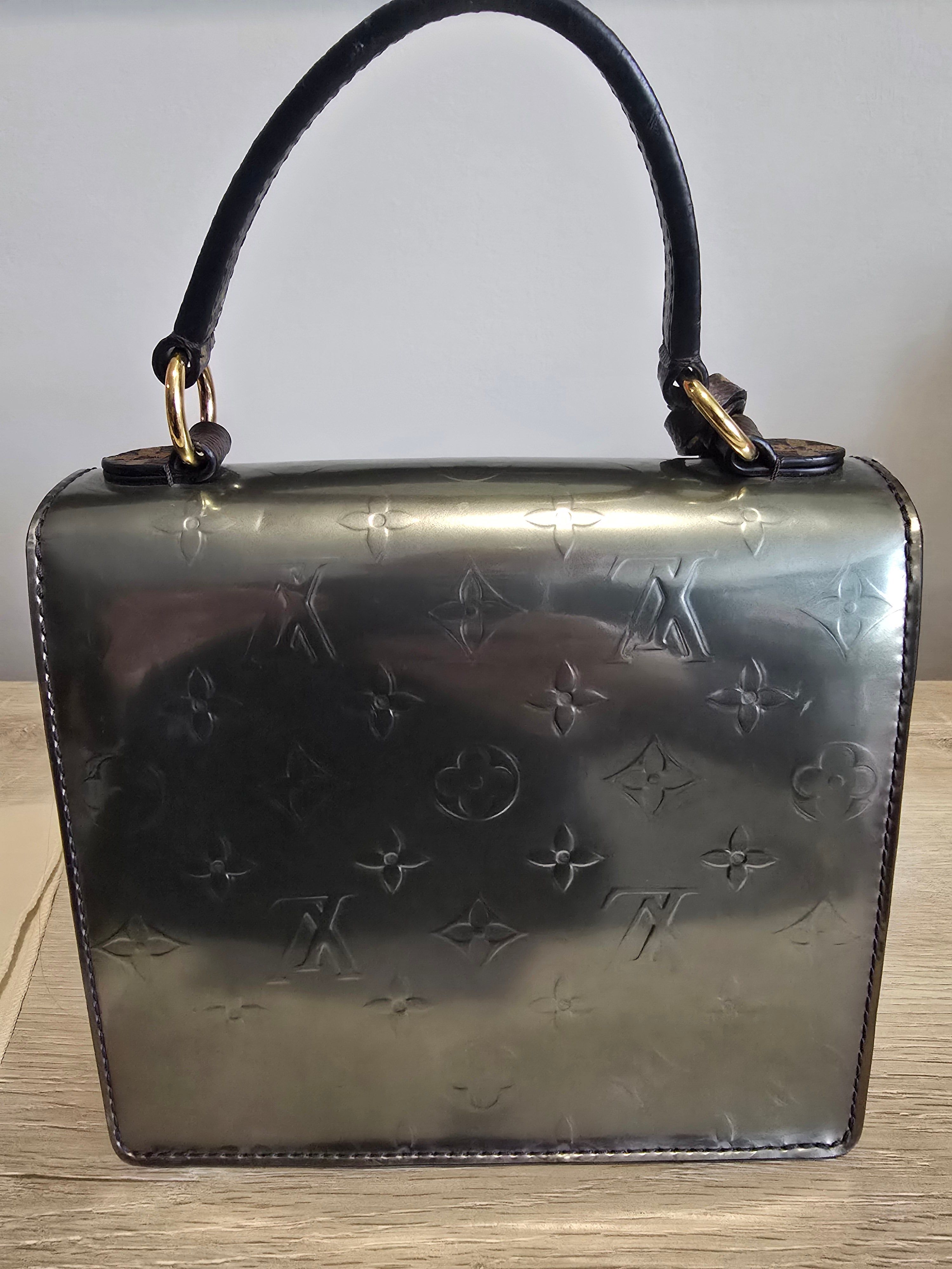 Louis Vuitton Spring Street Top Handle Bag — Silver