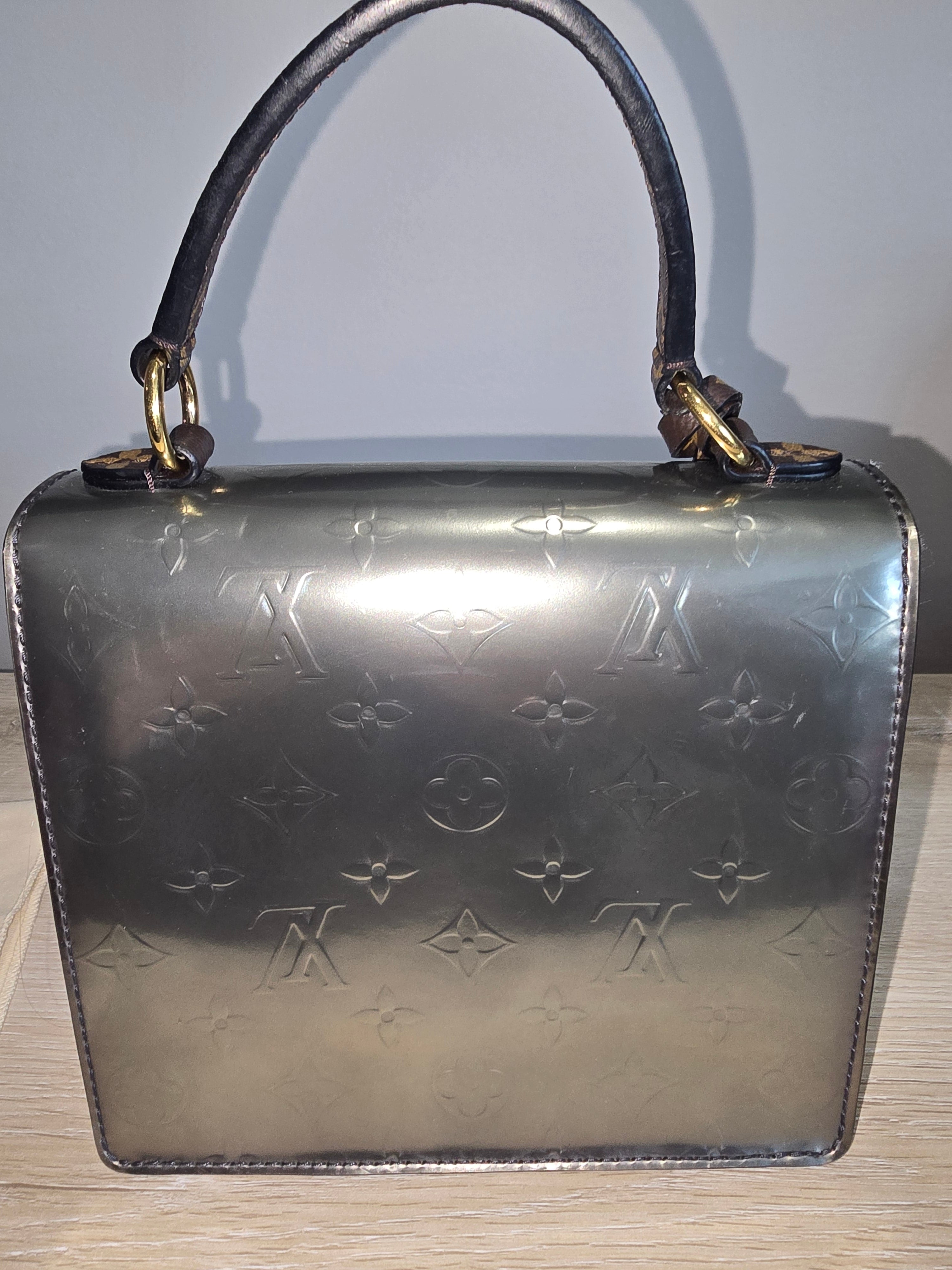 Louis Vuitton Spring Street Top Handle Bag — Silver