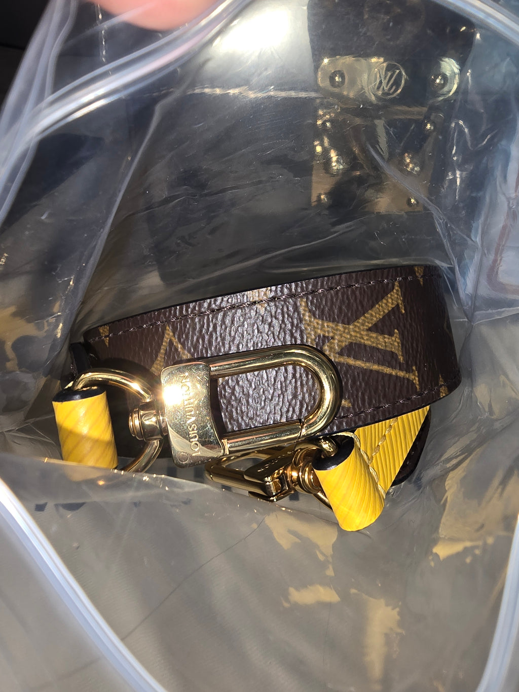 Louis Vuitton Spring Street Top Handle Bag — Silver