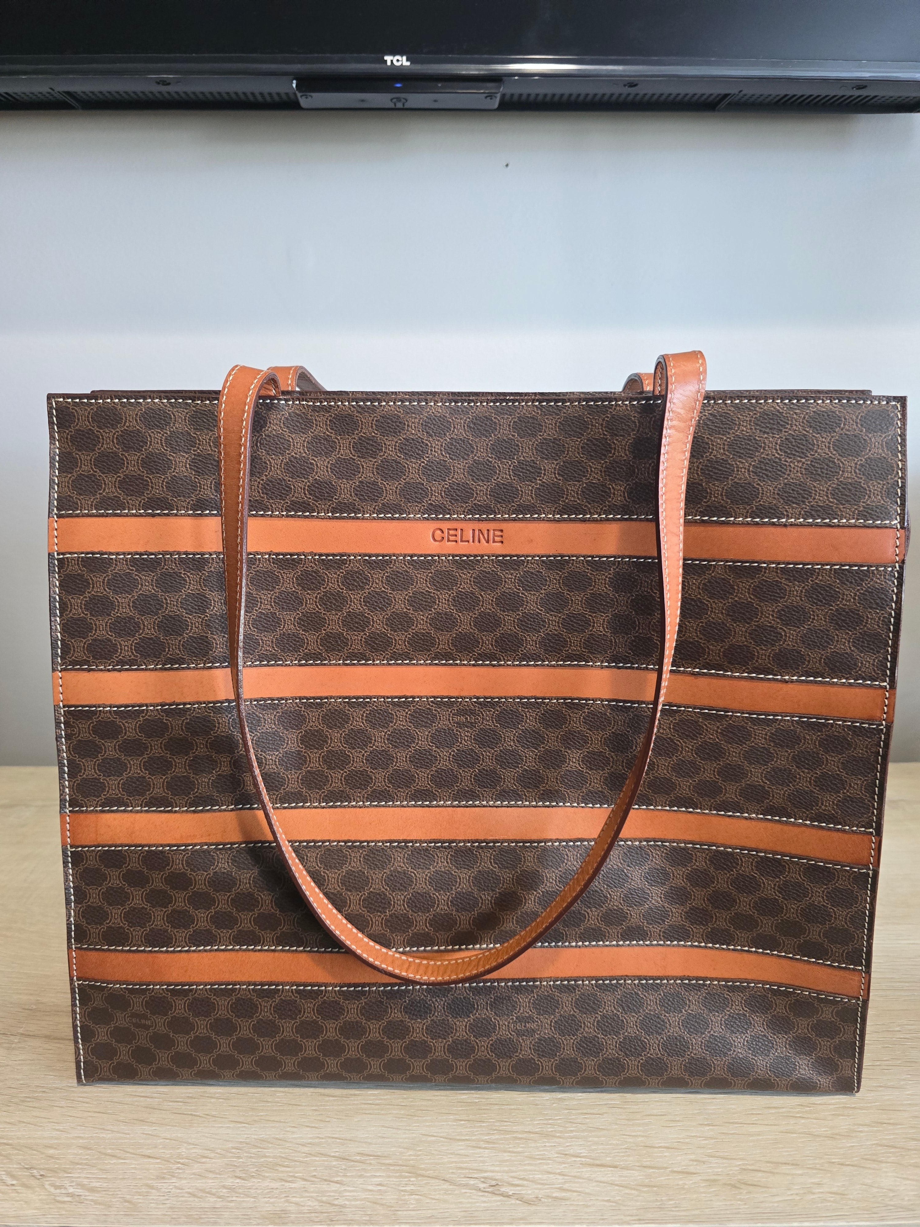 Céline Vintage Macadam Tote — Monogram Canvas