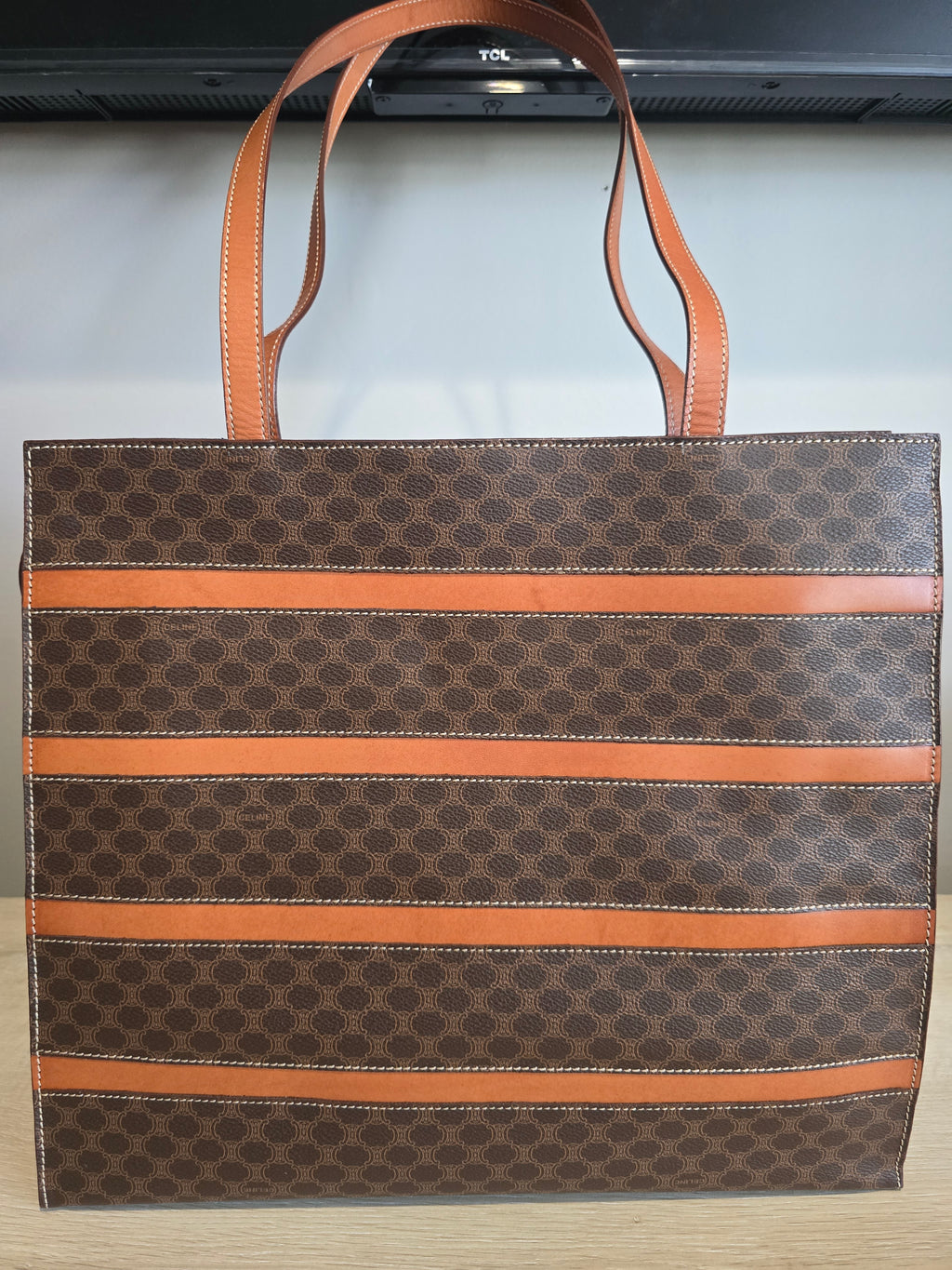Céline Vintage Macadam Tote — Monogram Canvas