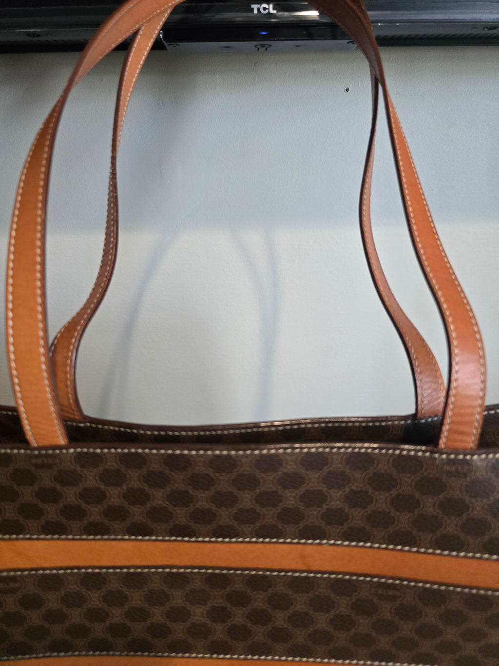 Céline Vintage Macadam Tote — Monogram Canvas