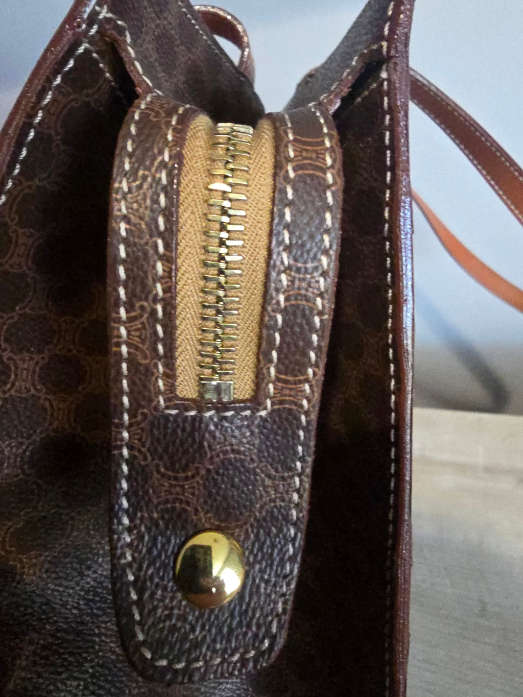 Céline Vintage Macadam Tote — Monogram Canvas