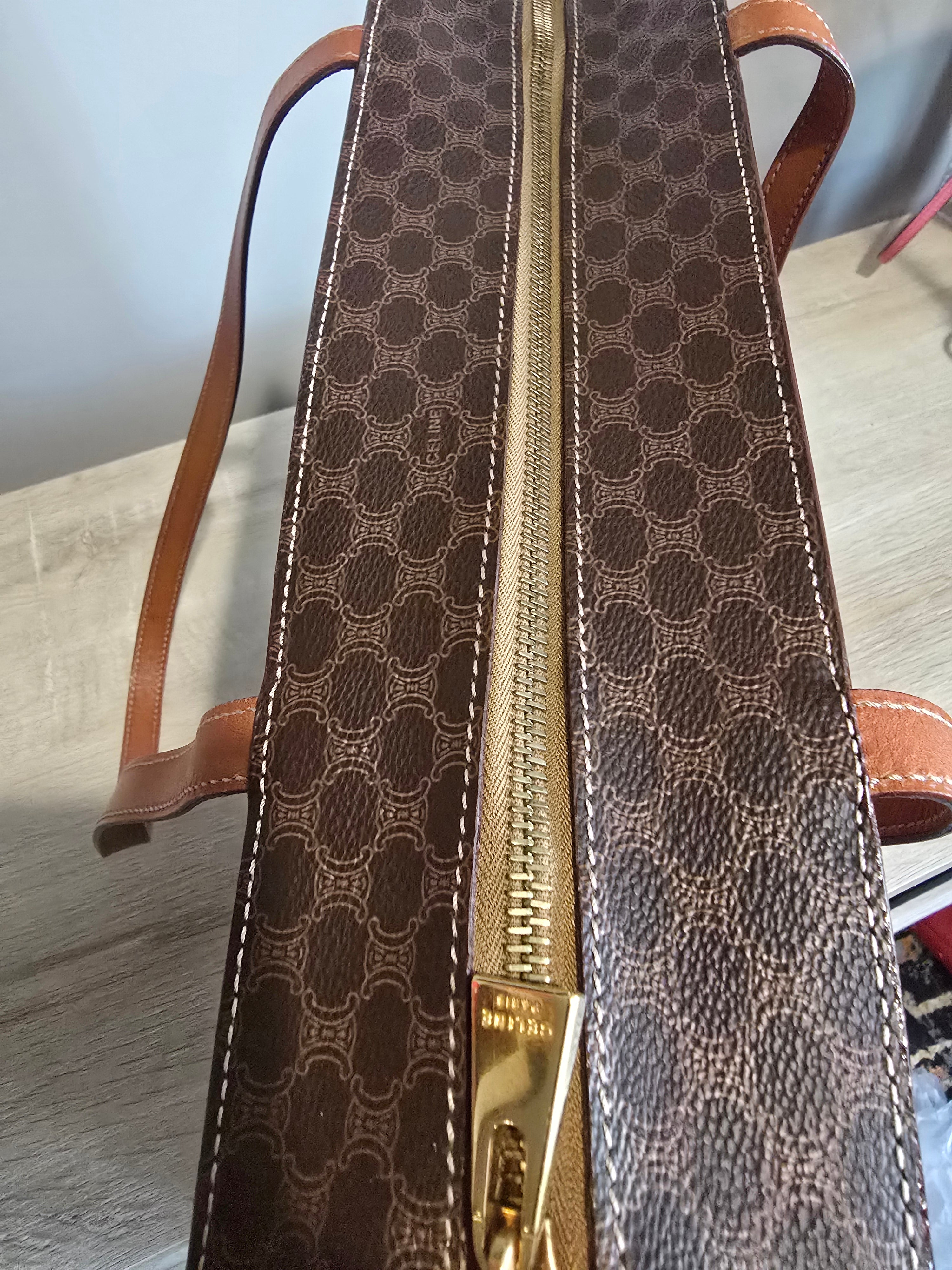 Céline Vintage Macadam Tote — Monogram Canvas
