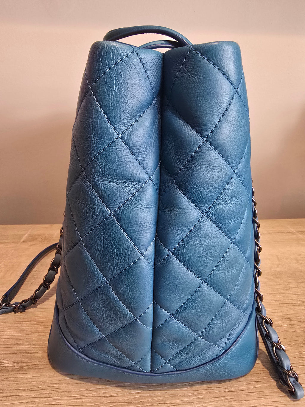 Chanel Quilted Calfskin Easy Shopping Tote
