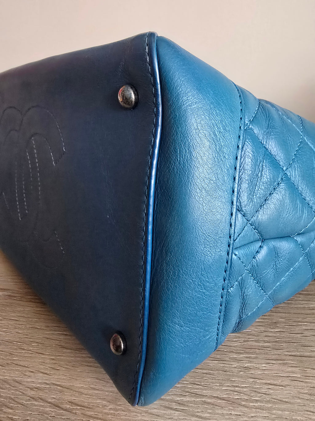 Chanel Quilted Calfskin Easy Shopping Tote
