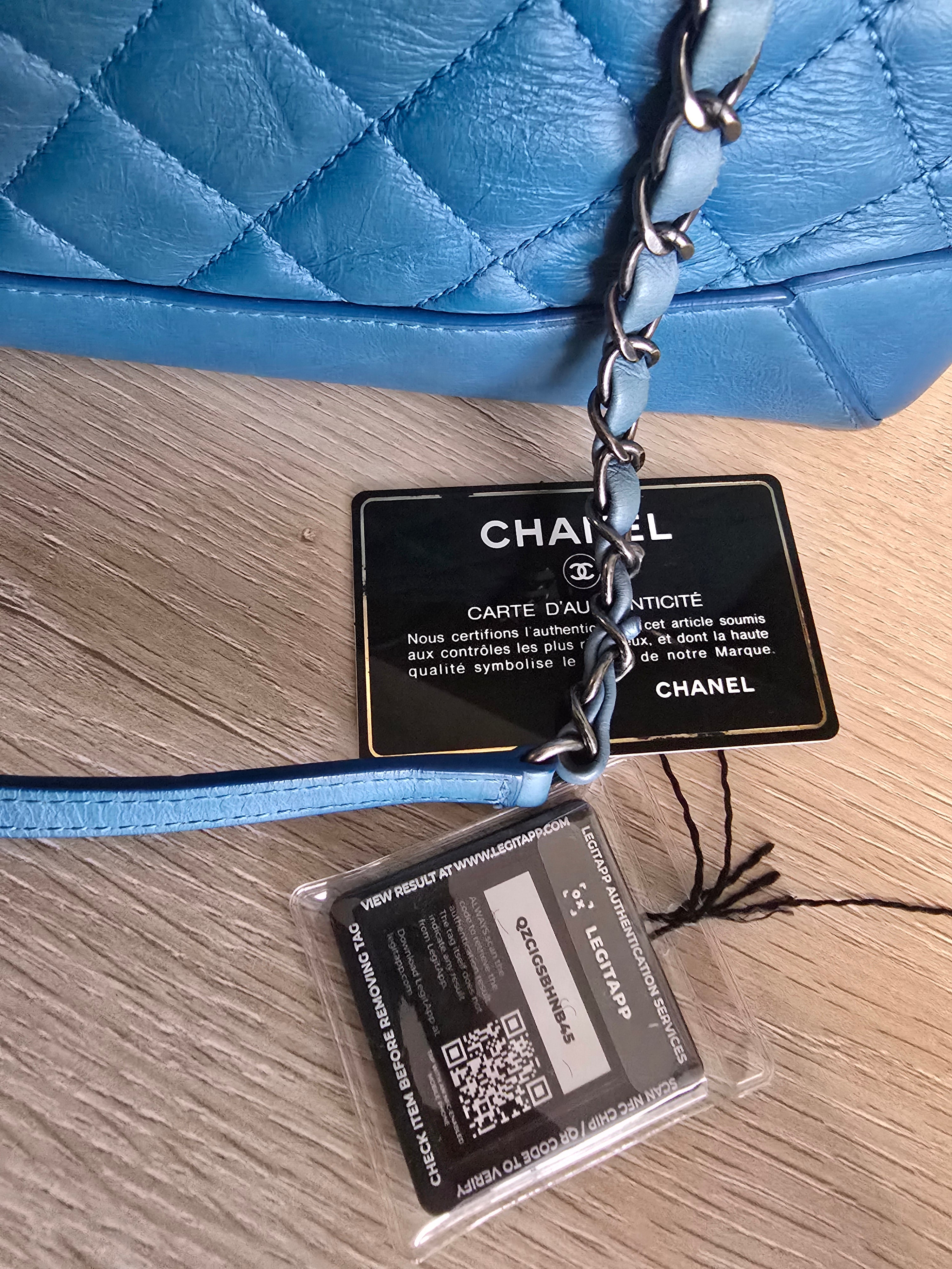 Chanel Quilted Calfskin Easy Shopping Tote