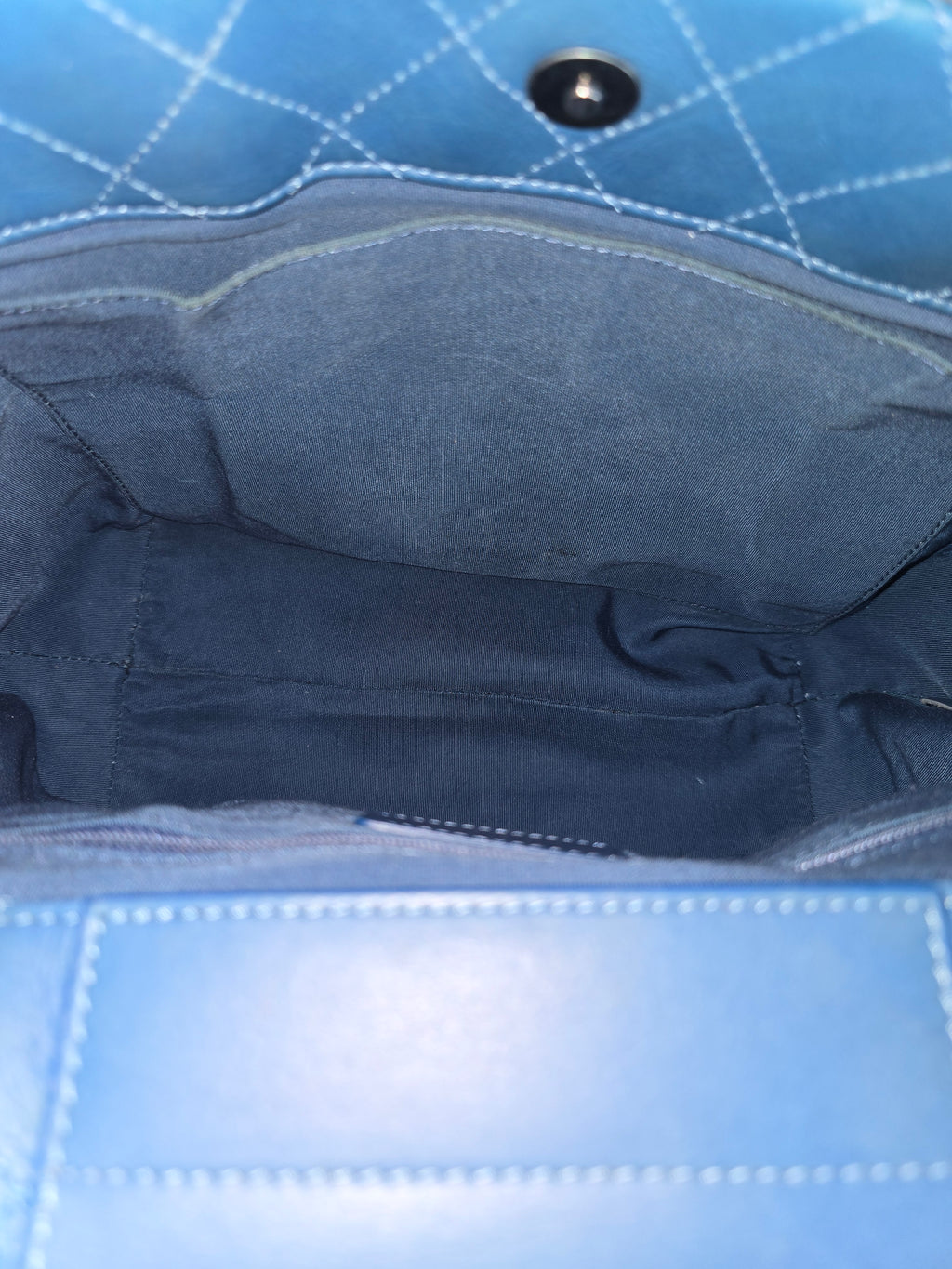 Chanel Quilted Calfskin Easy Shopping Tote
