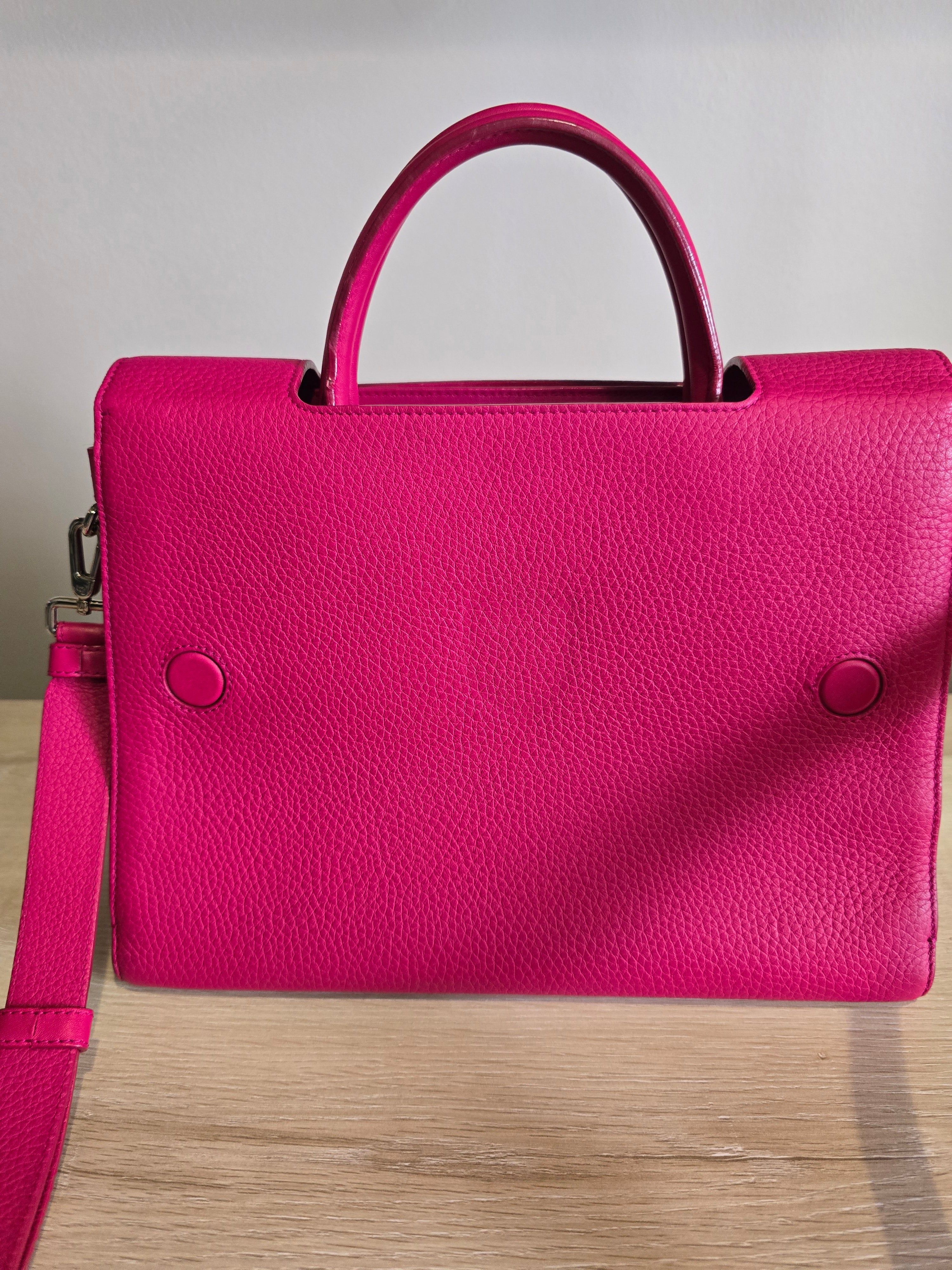 Christian Dior Medium Pink Pebbled Leather Diorever Bag