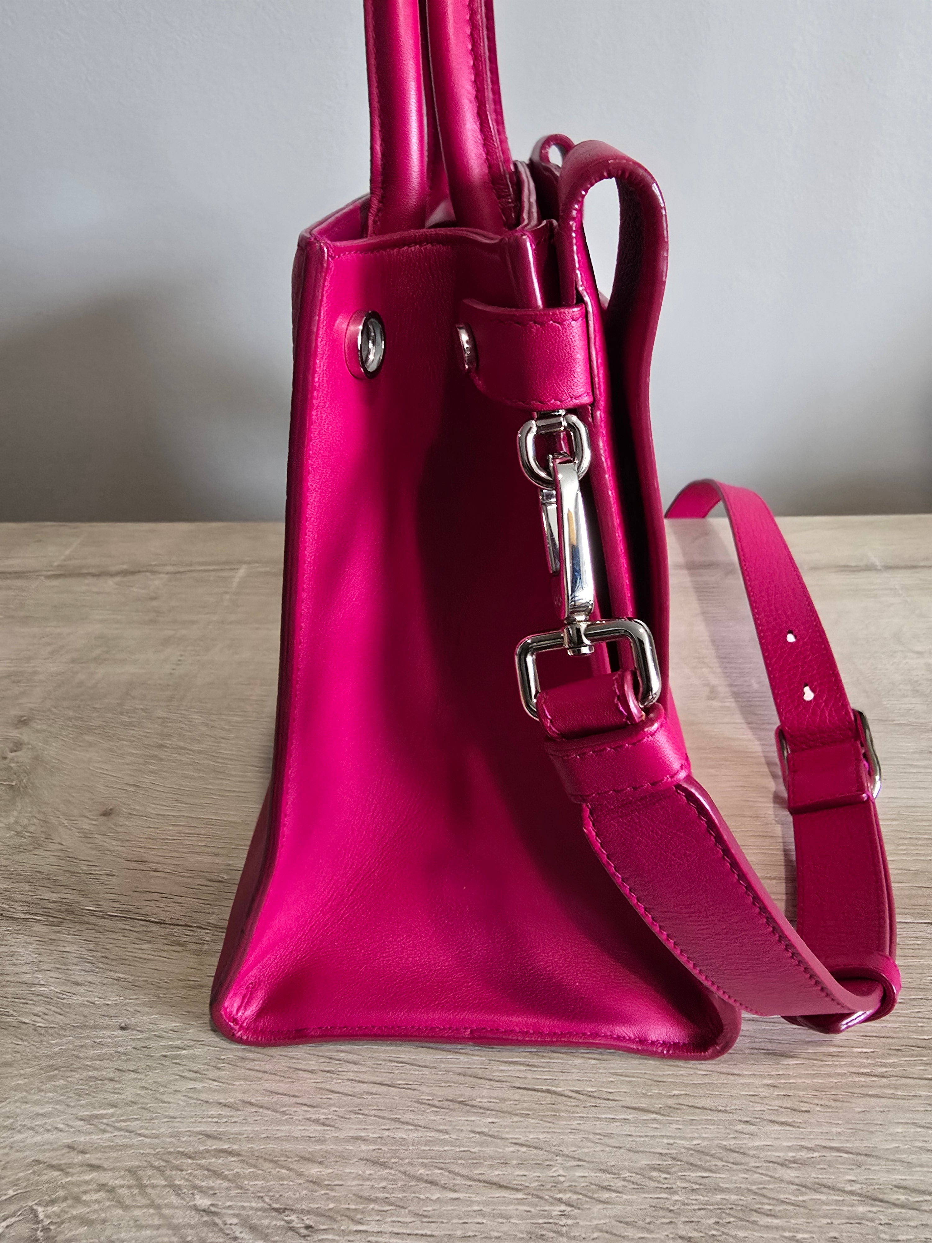 Christian Dior Medium Pink Pebbled Leather Diorever Bag