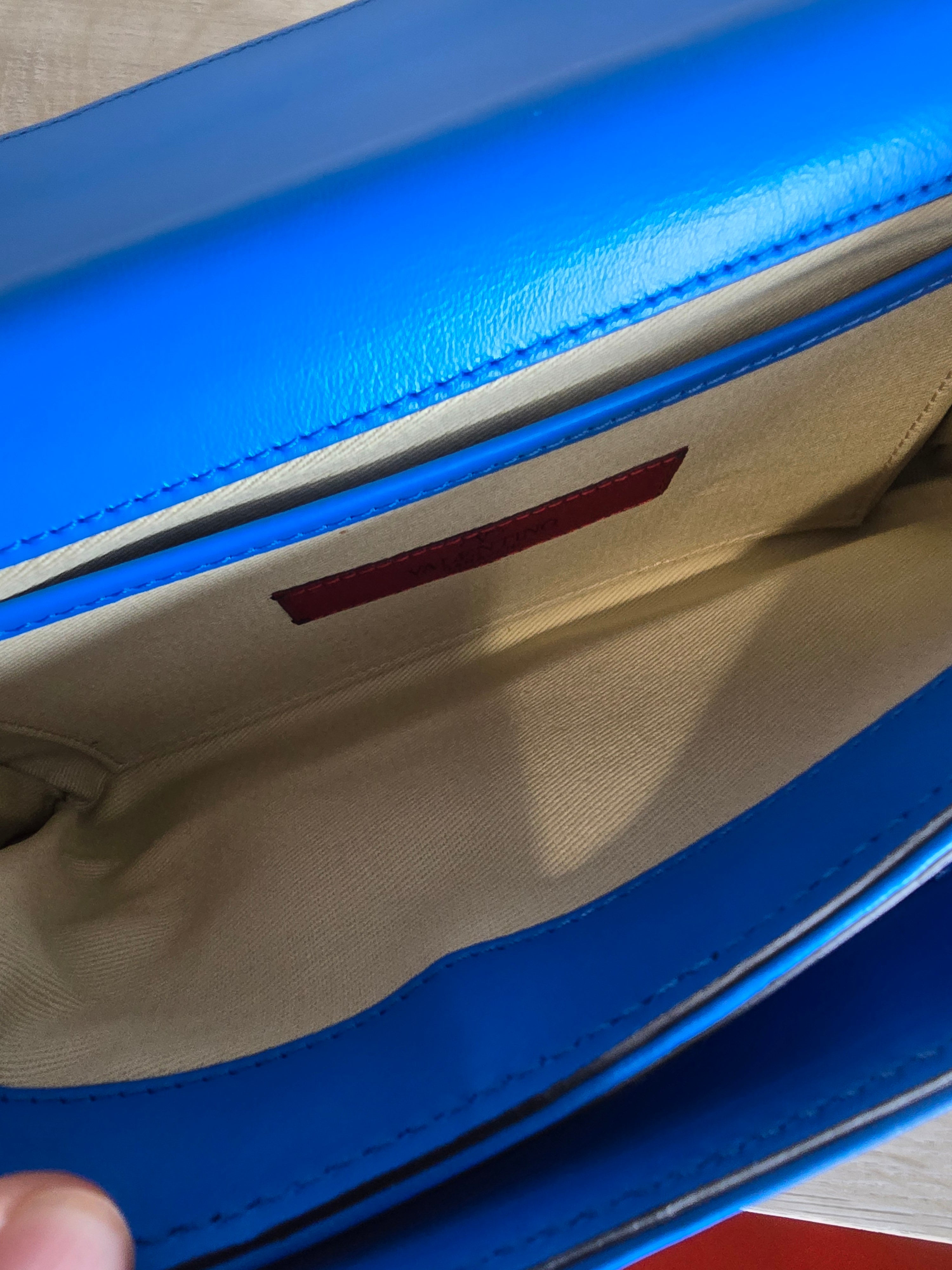 Valentino Garavani Va Va Voom Shoulder Bag — Vibrant Blue