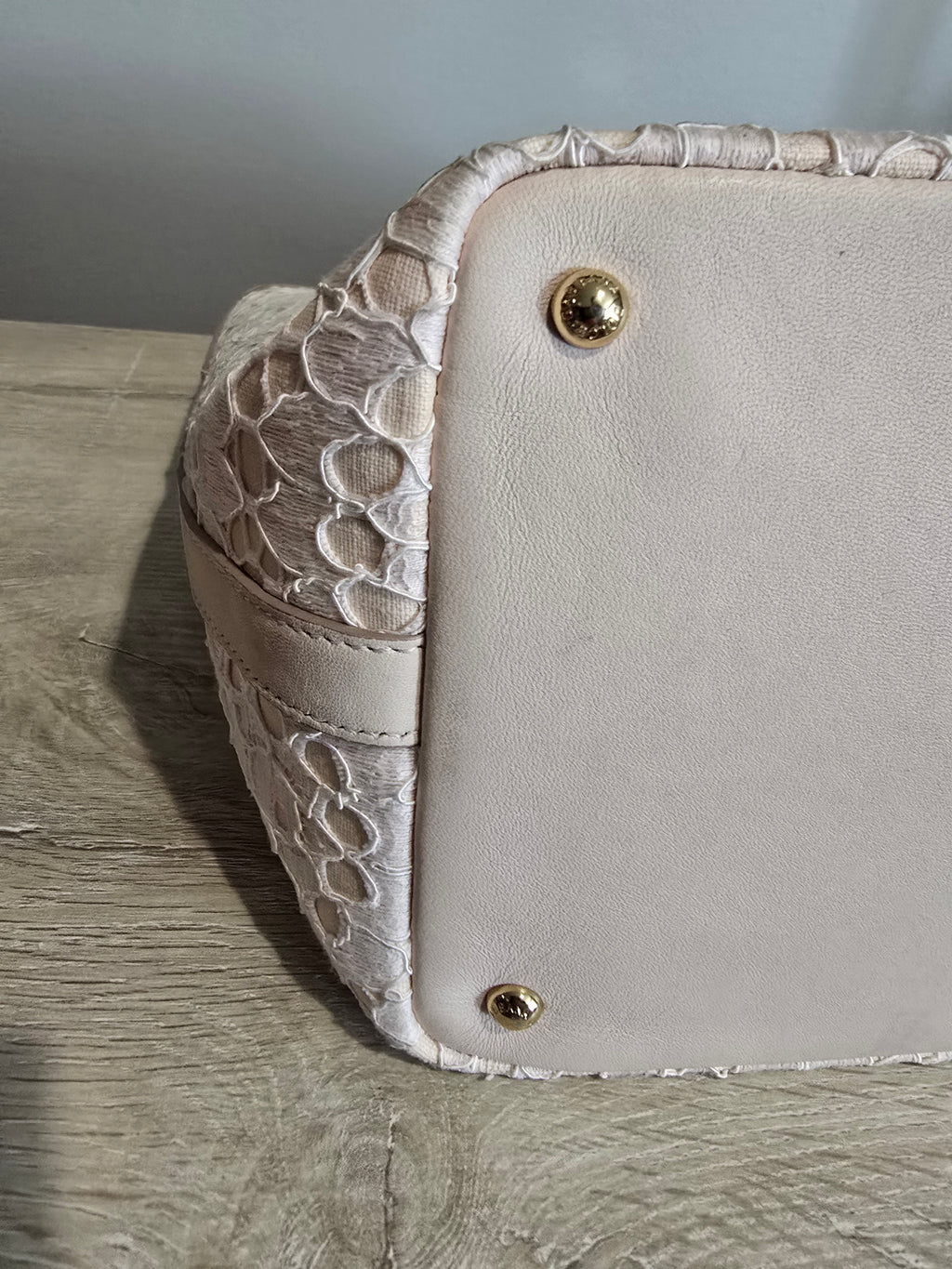 Dolce & Gabbana Lace Tote — Light Pink