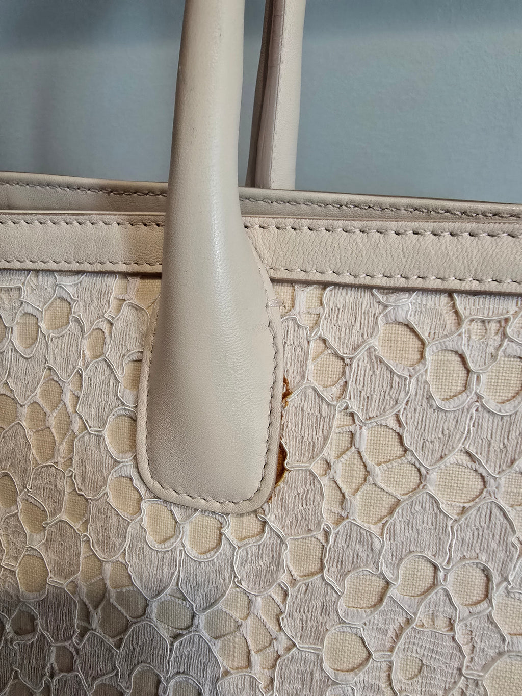 Dolce & Gabbana Lace Tote — Light Pink