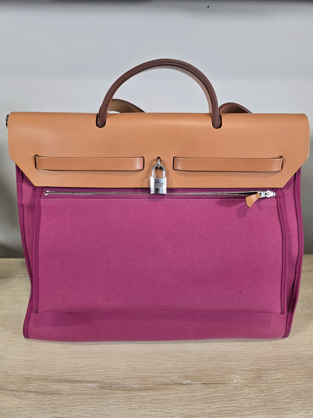 Hermès Herbag Zip 39 Purple