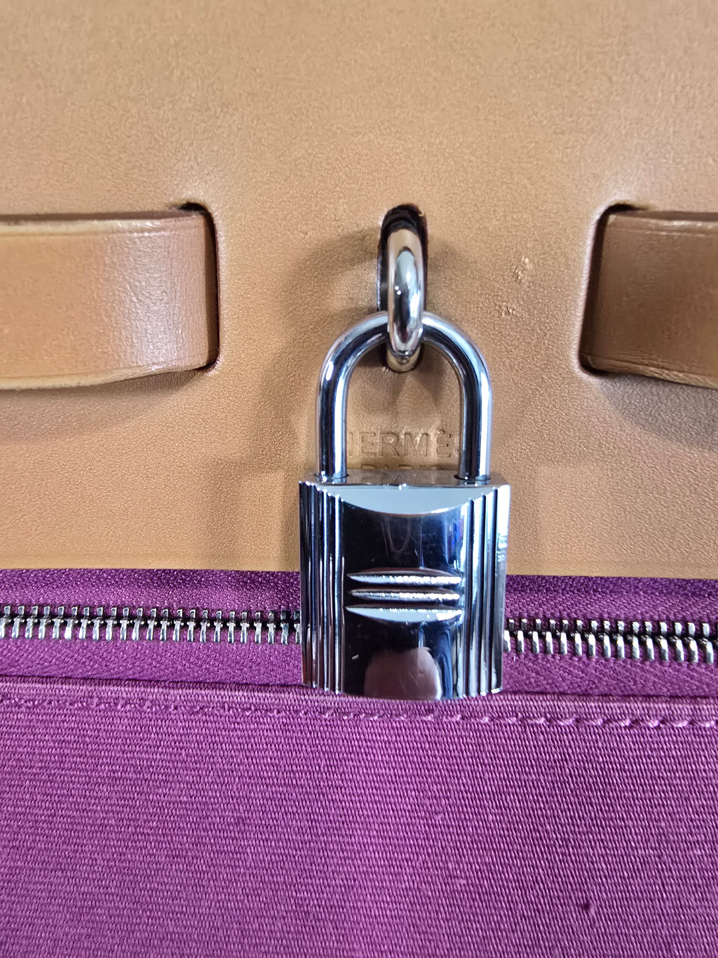 Hermès Herbag Zip 39 Purple