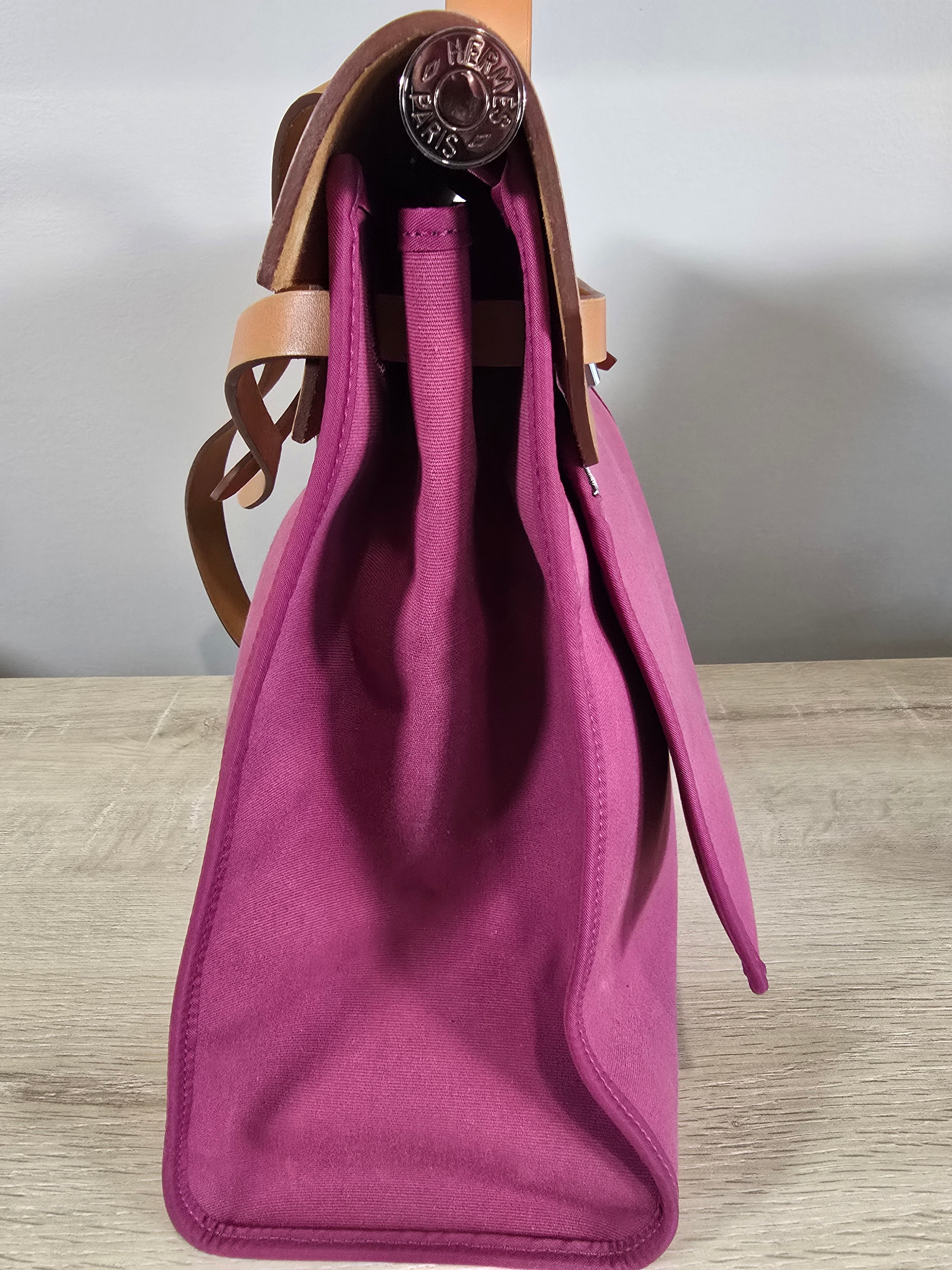 Hermès Herbag Zip 39 Purple