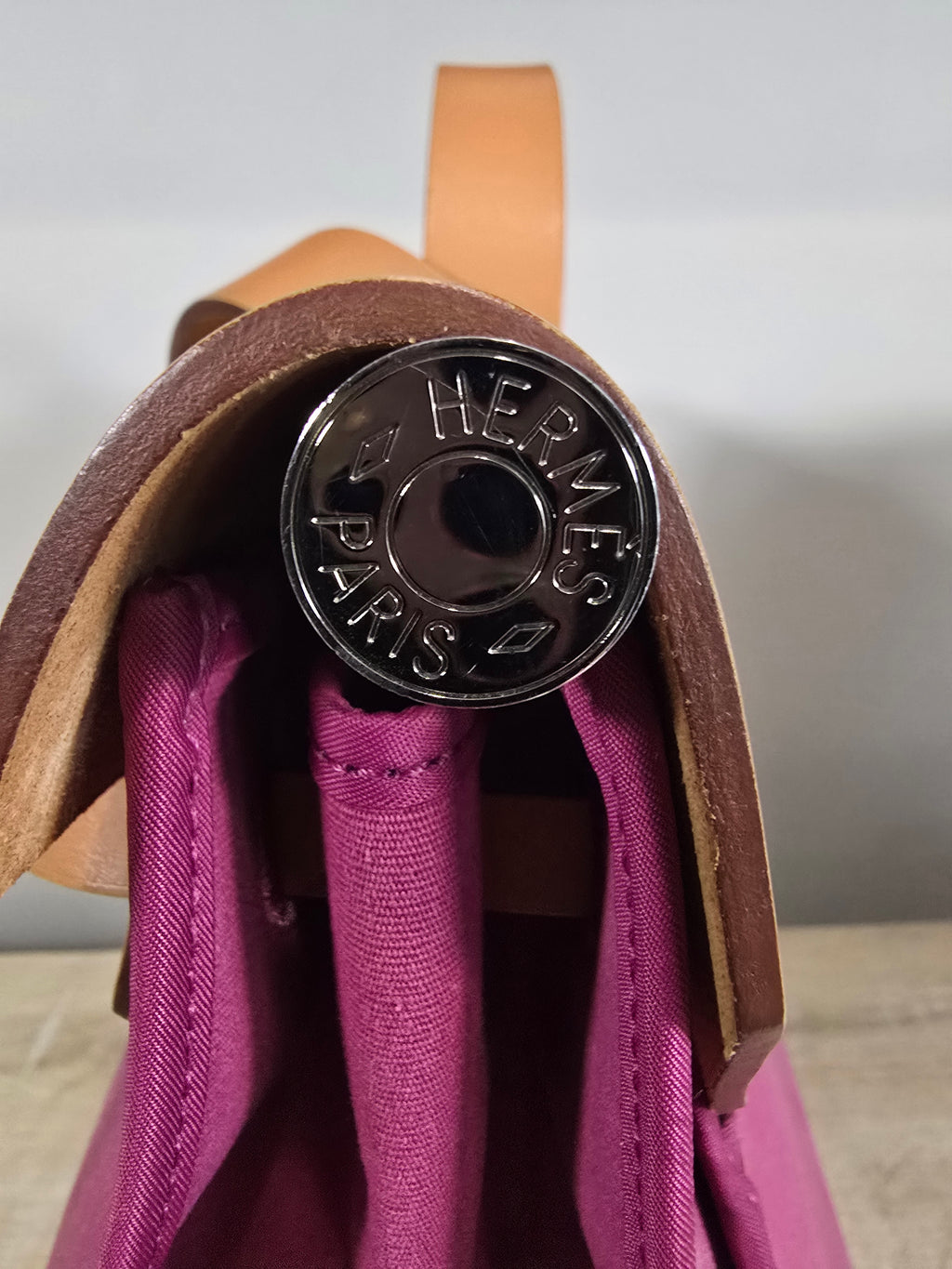 Hermès Herbag Zip 39 Purple
