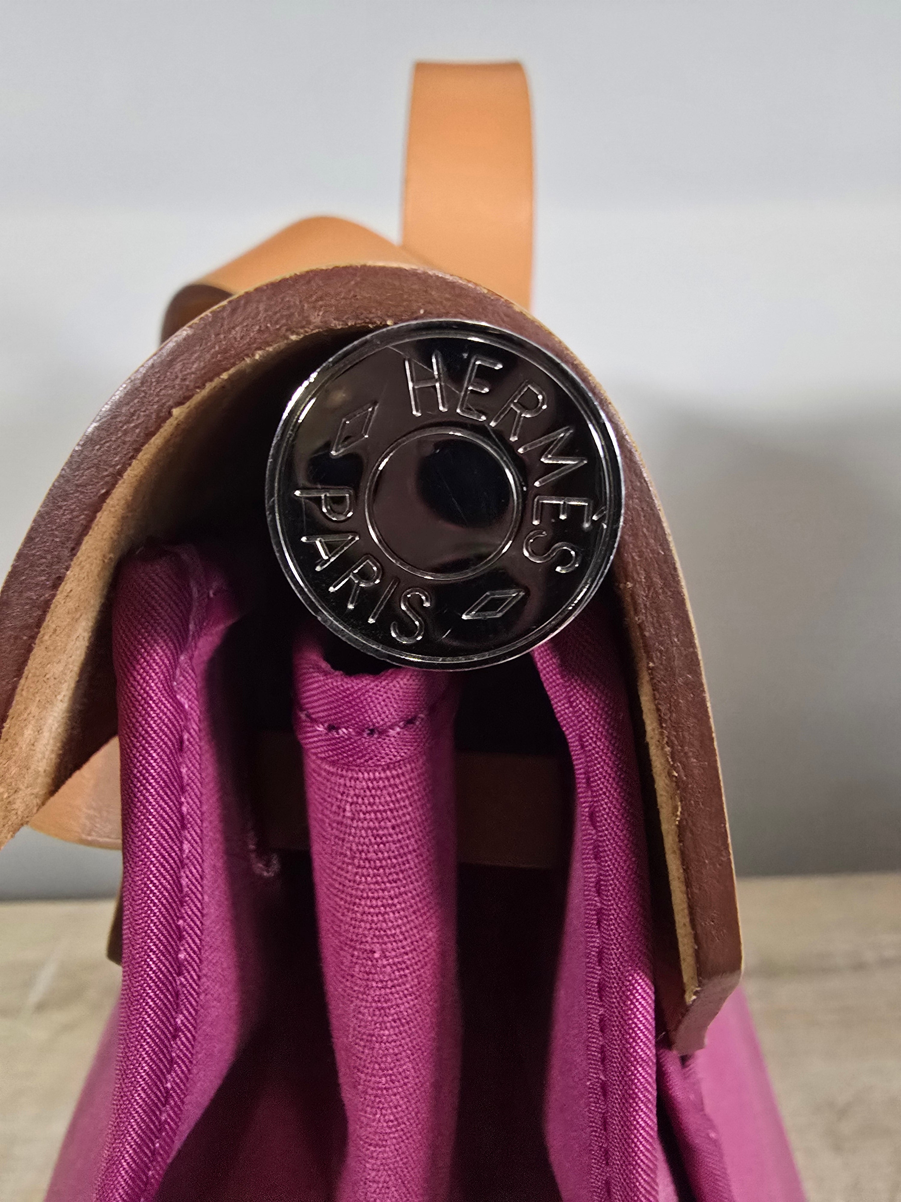 Hermès Herbag Zip 39 Purple