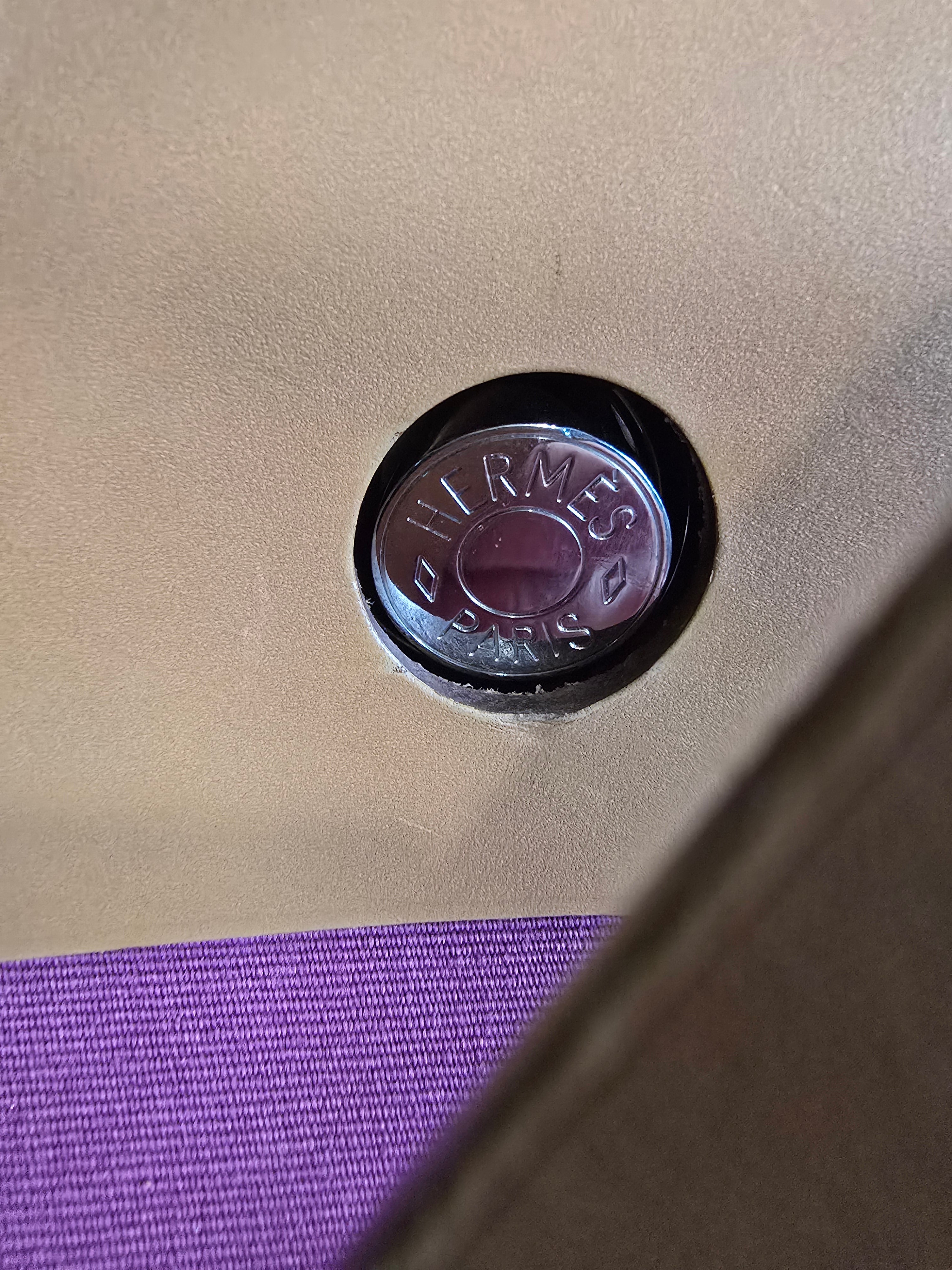 Hermès Herbag Zip 39 Purple