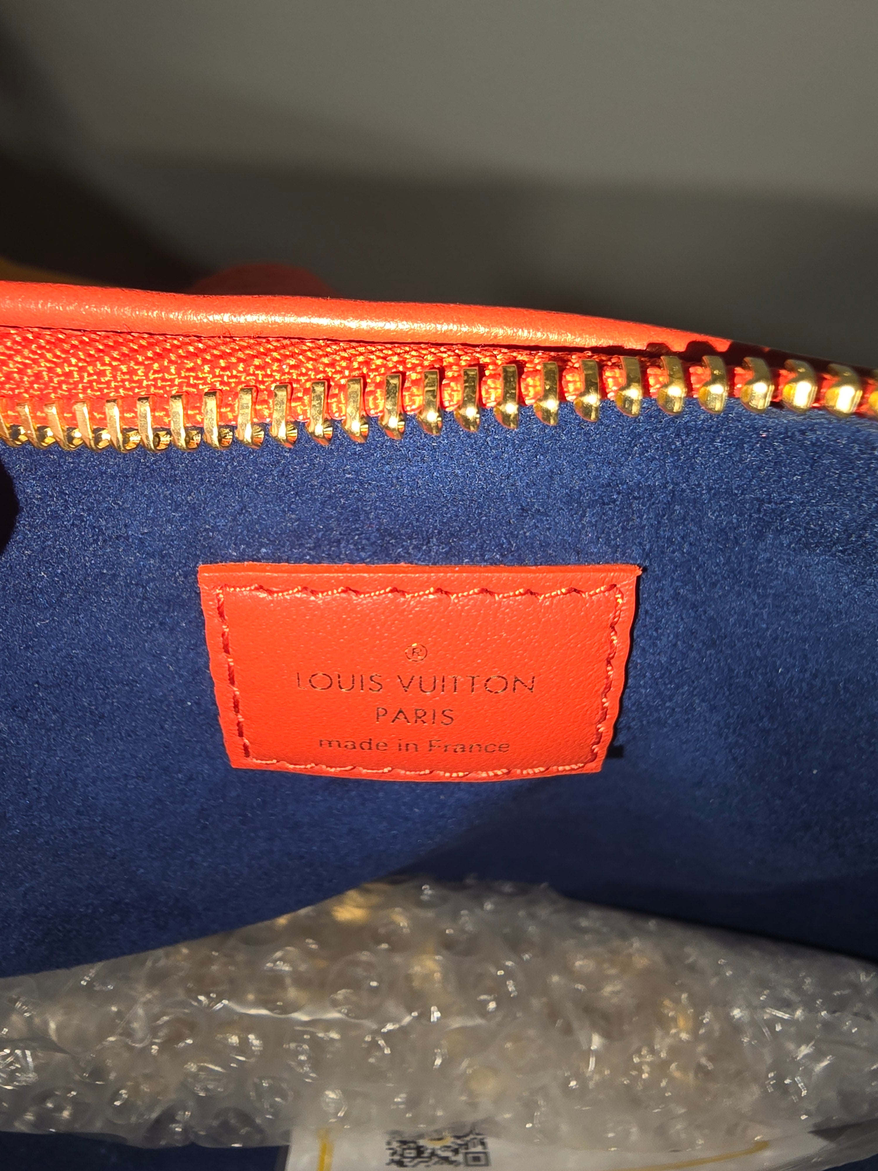 Louis Vuitton Coussin PM Embossed Lambskin Red