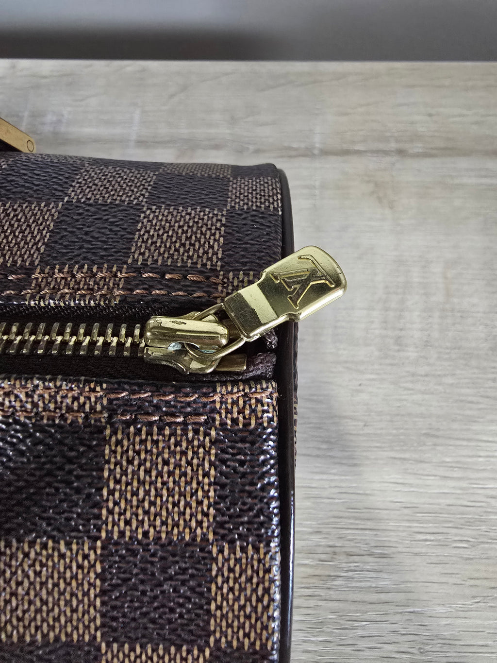 Louis Vuitton Damier Ebene Papillon PM with Mini Pouch