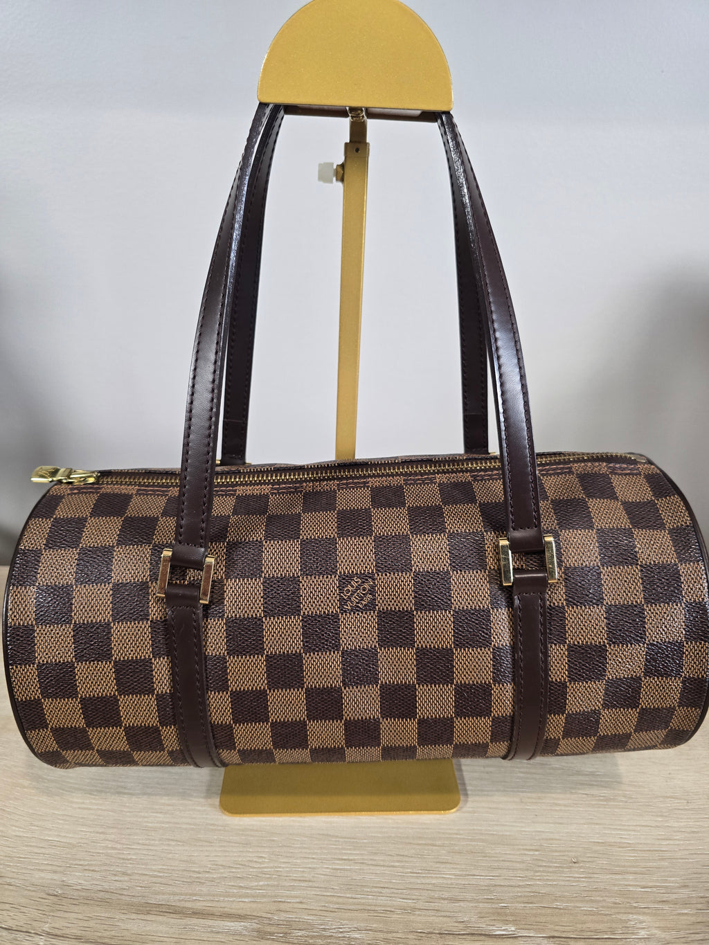 Louis Vuitton Damier Ebene Papillon PM with Mini Pouch