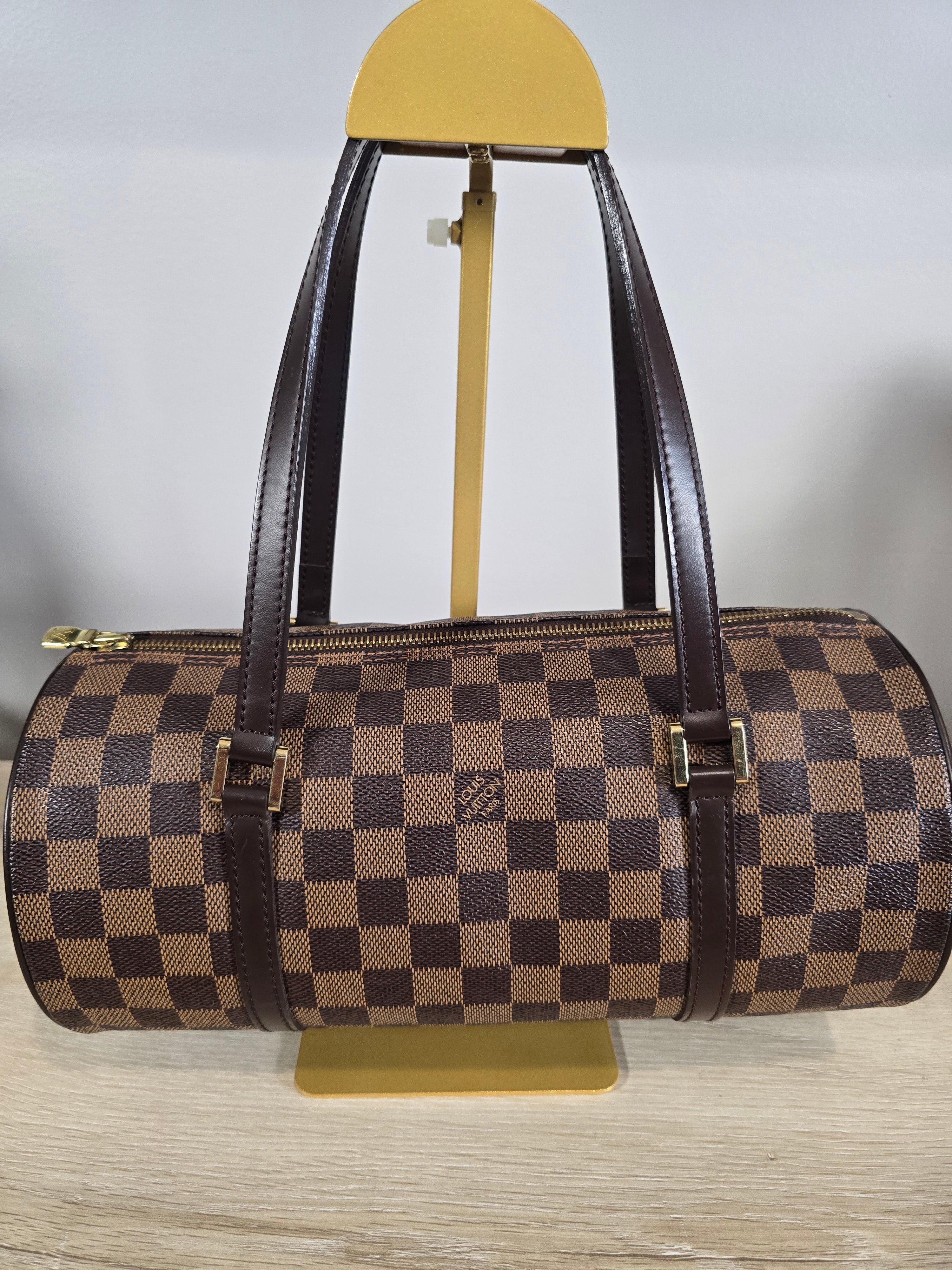 Louis Vuitton Damier Ebene Papillon PM with Mini Pouch