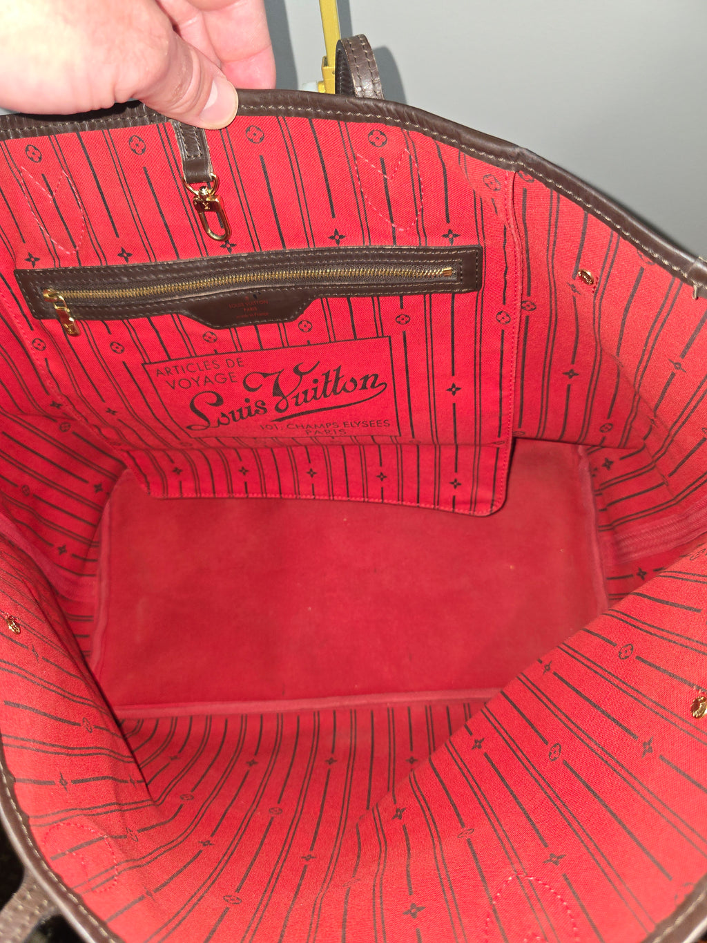 Louis Vuitton Damier Ebene Neverfull GM