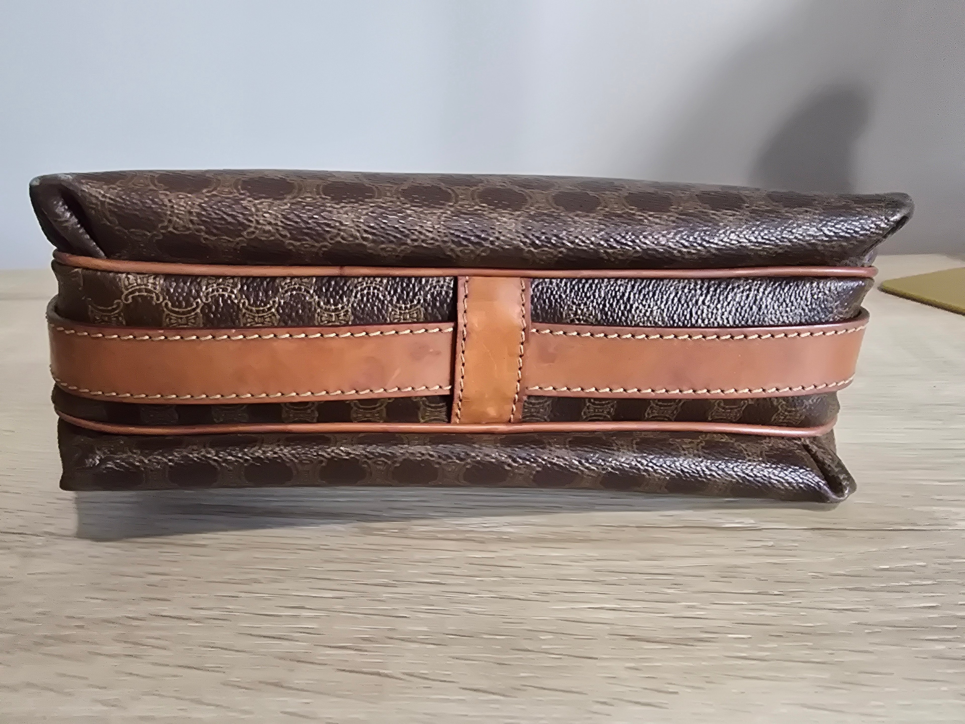 Céline Vintage Macadam Triomphe Crossbody Bag