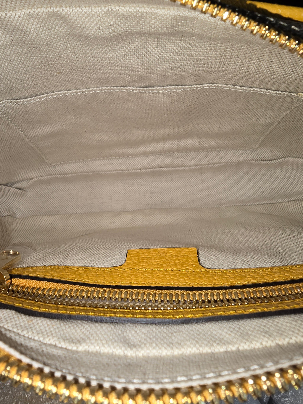 Gucci Floral GG Canvas Belt Bag Yellow Trim