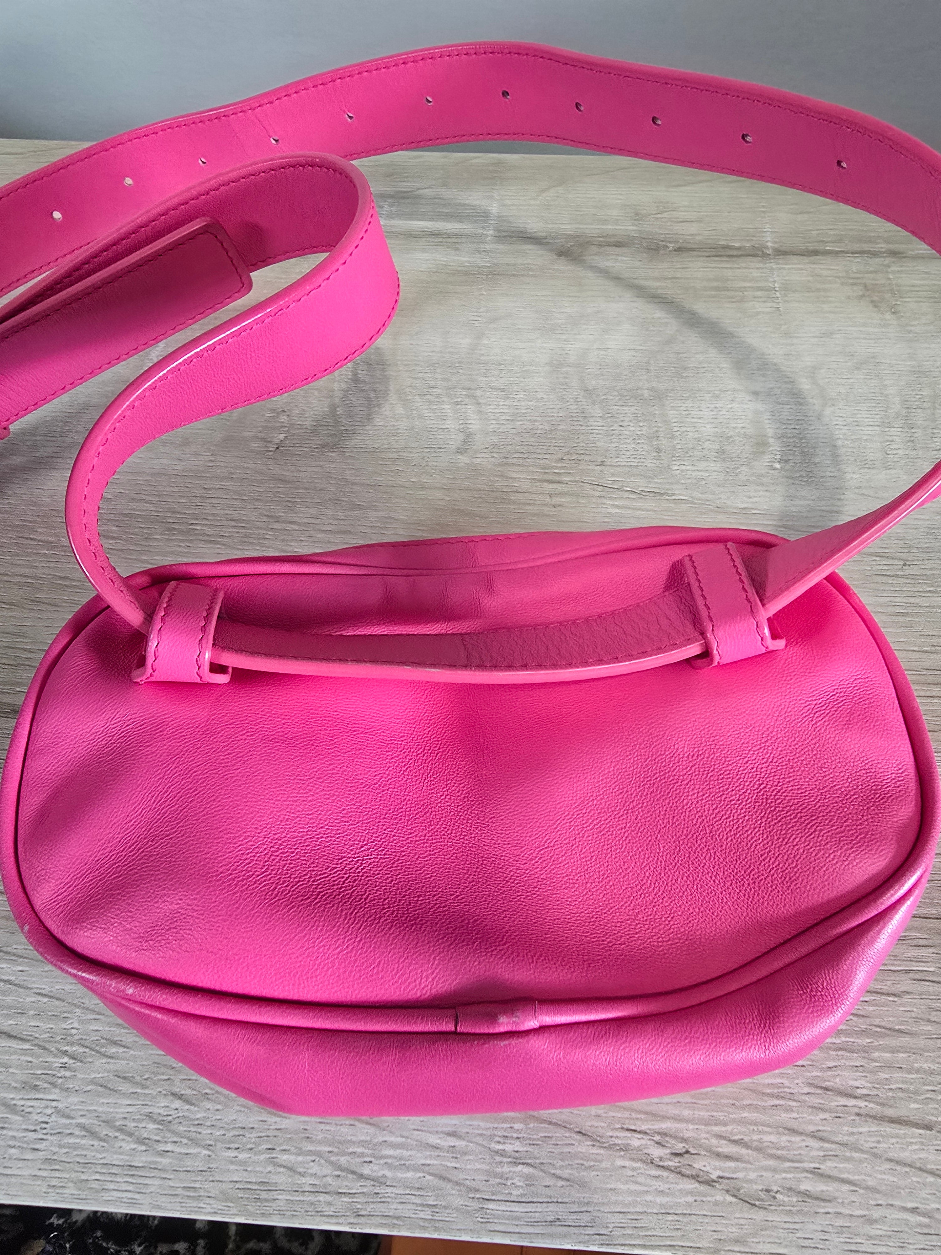 Bottega Veneta Nappa Intrecciato Belt Bag Pink