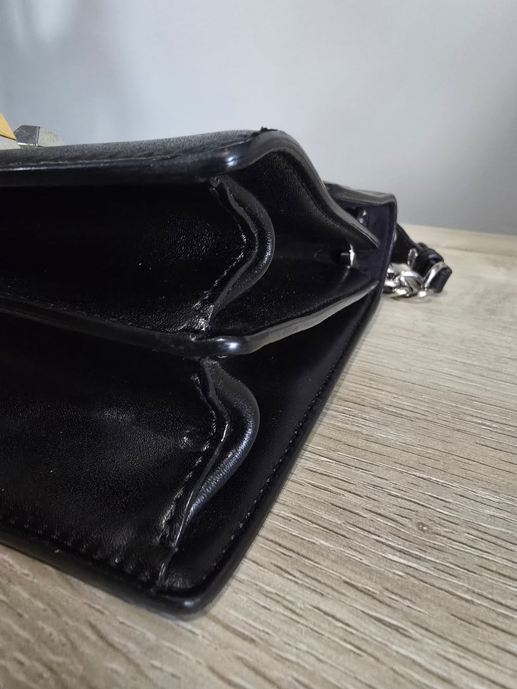 Fendi Kan I Monster Black Silver Hardware