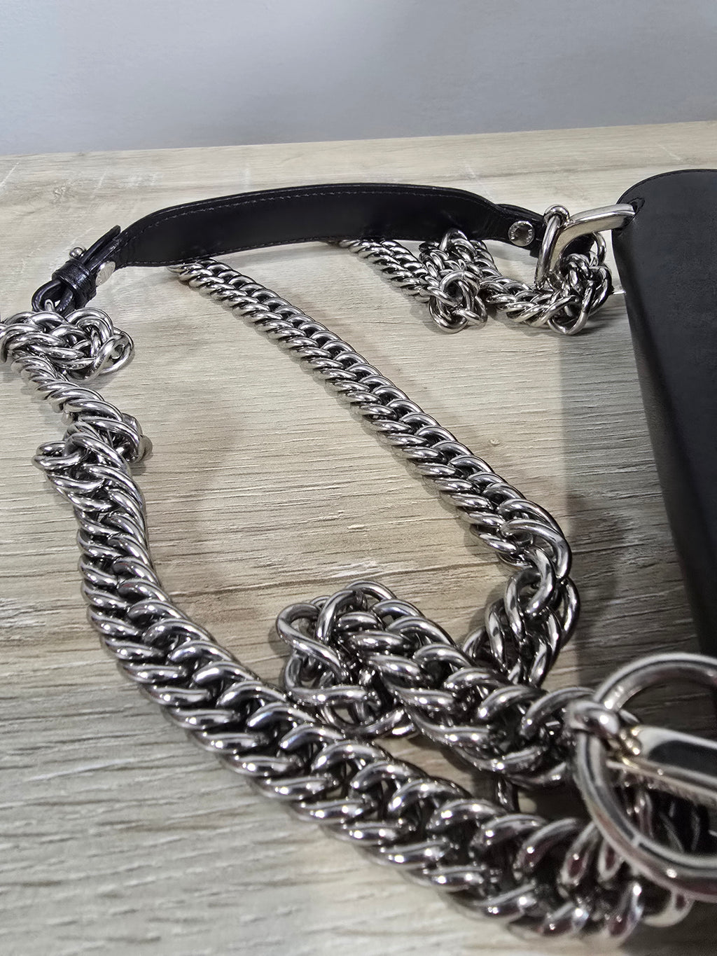 Fendi Kan I Monster Black Silver Hardware