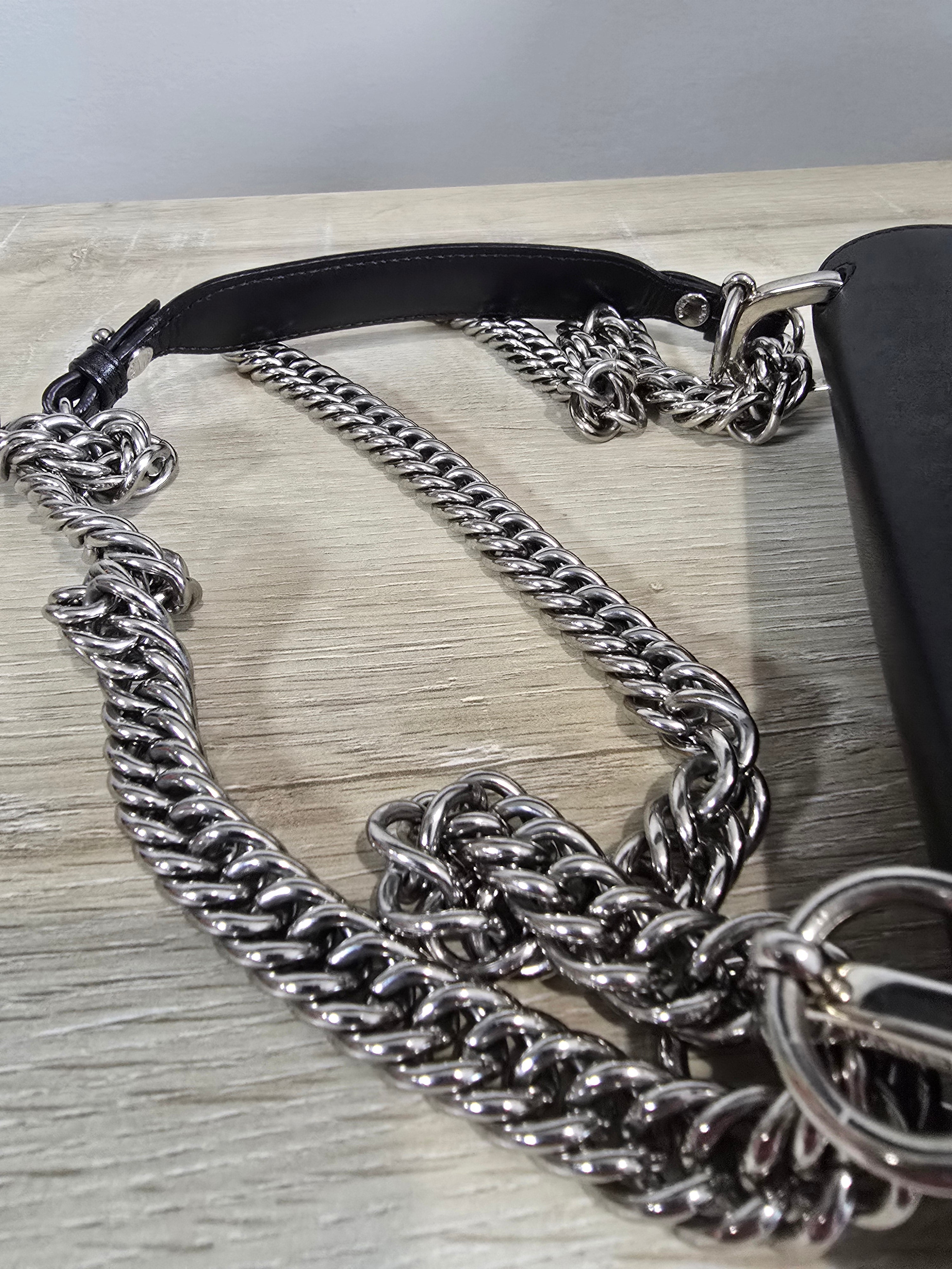 Fendi Kan I Monster Black Silver Hardware
