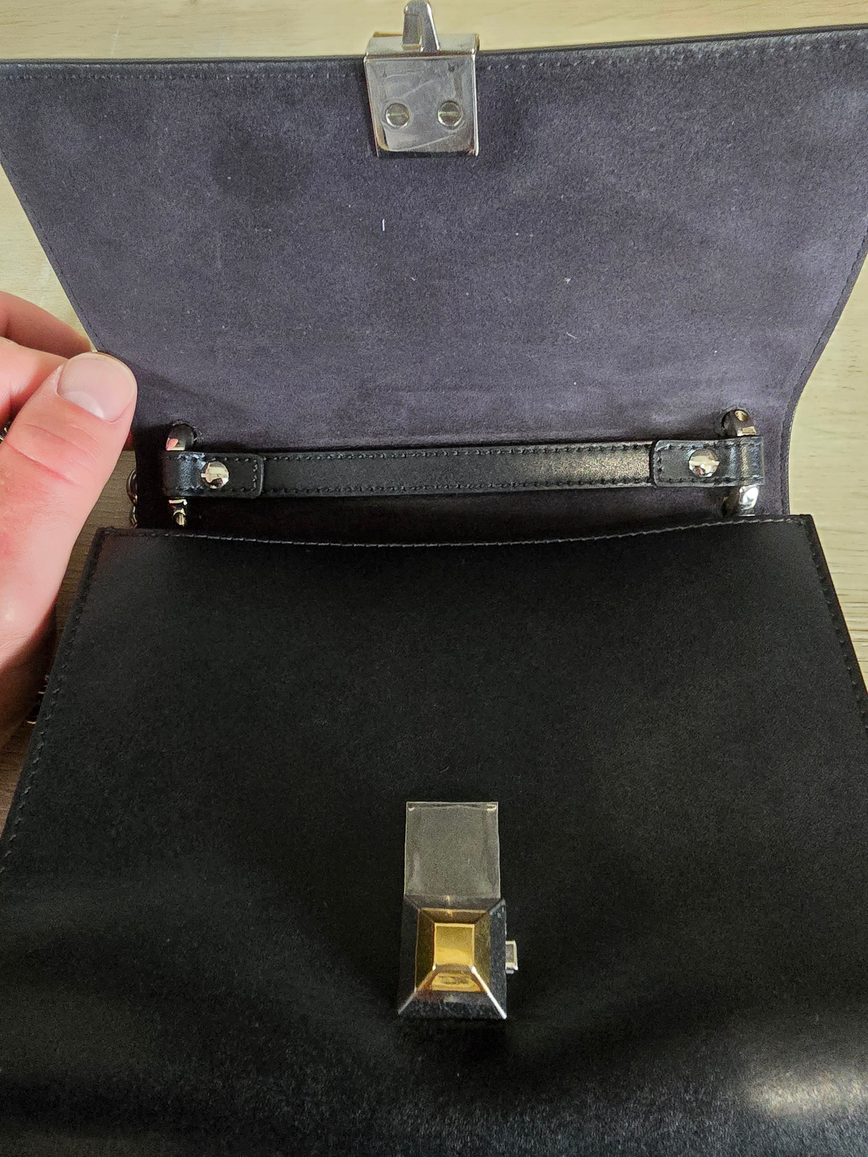 Fendi Kan I Monster Black Silver Hardware