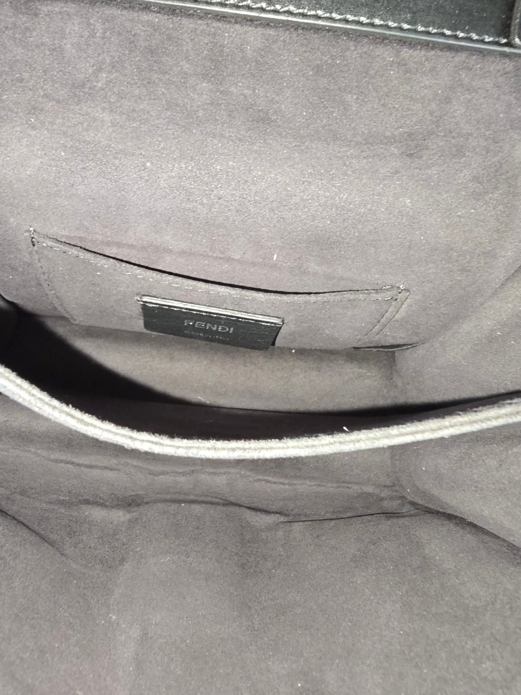 Fendi Kan I Monster Black Silver Hardware