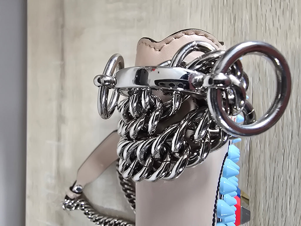 Fendi Kan I Leather Crossbody Bag