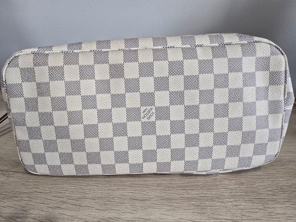 Louis Vuitton Damier Azur Neverfull MM with Pouch