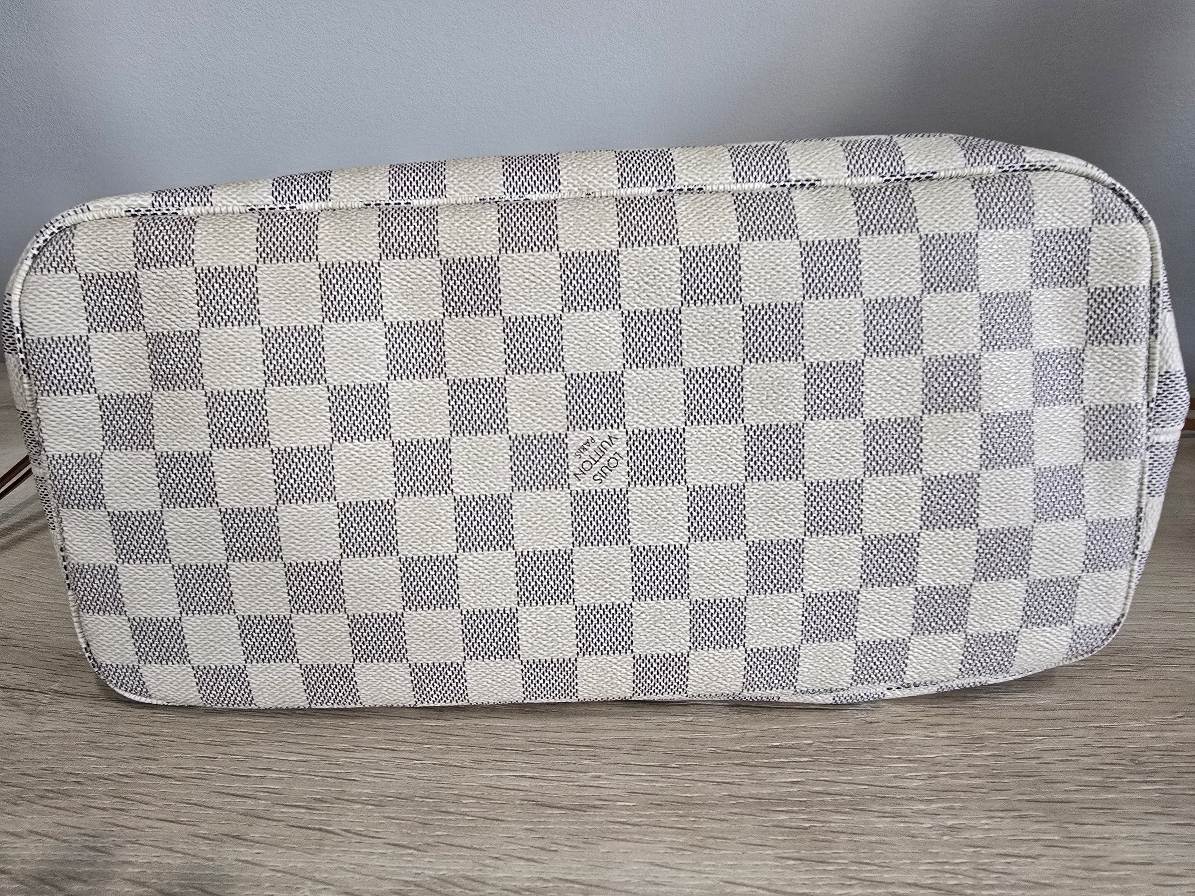 Louis Vuitton Damier Azur Neverfull MM with Pouch