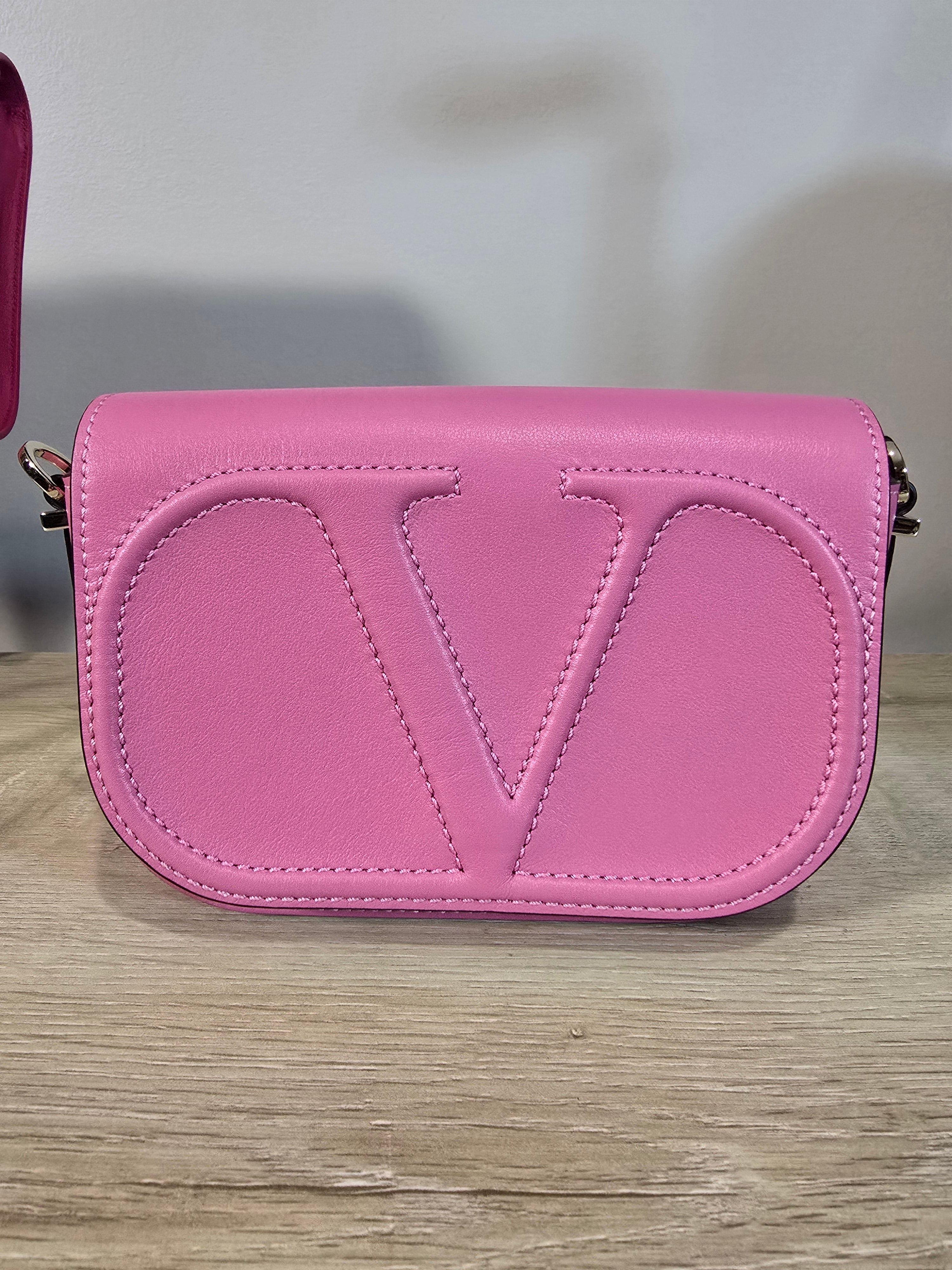 Valentino Garavani Locò Small Shoulder Bag Pink
