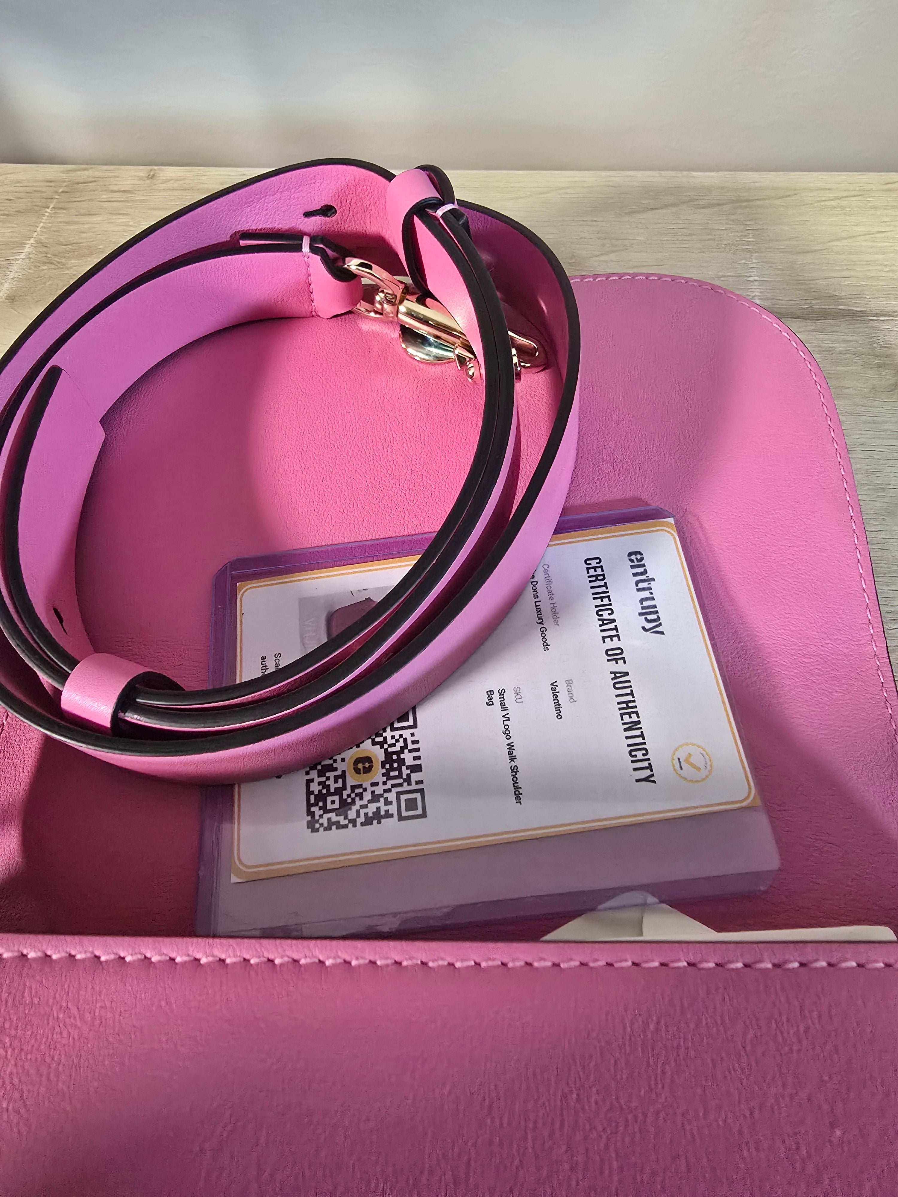 Valentino Garavani Locò Small Shoulder Bag Pink