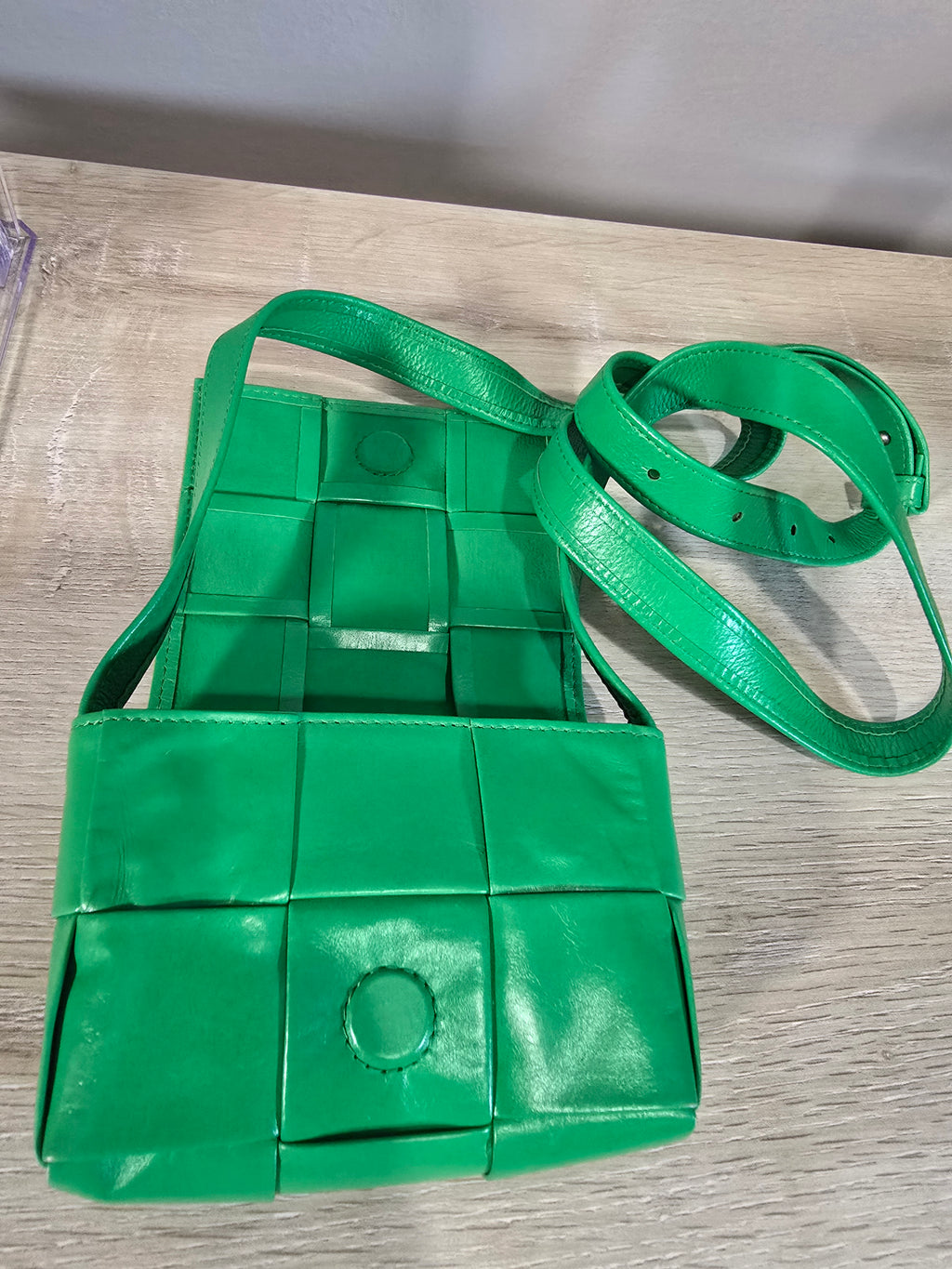 Bottega Veneta Candy Cassette Mini Bag Green