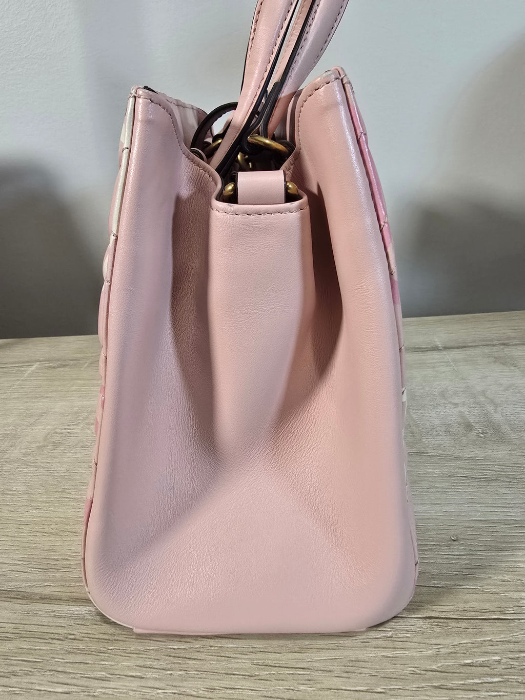 Gucci GucciGhost Small GG Marmont Shoulder Bag Pink Gold Hardware