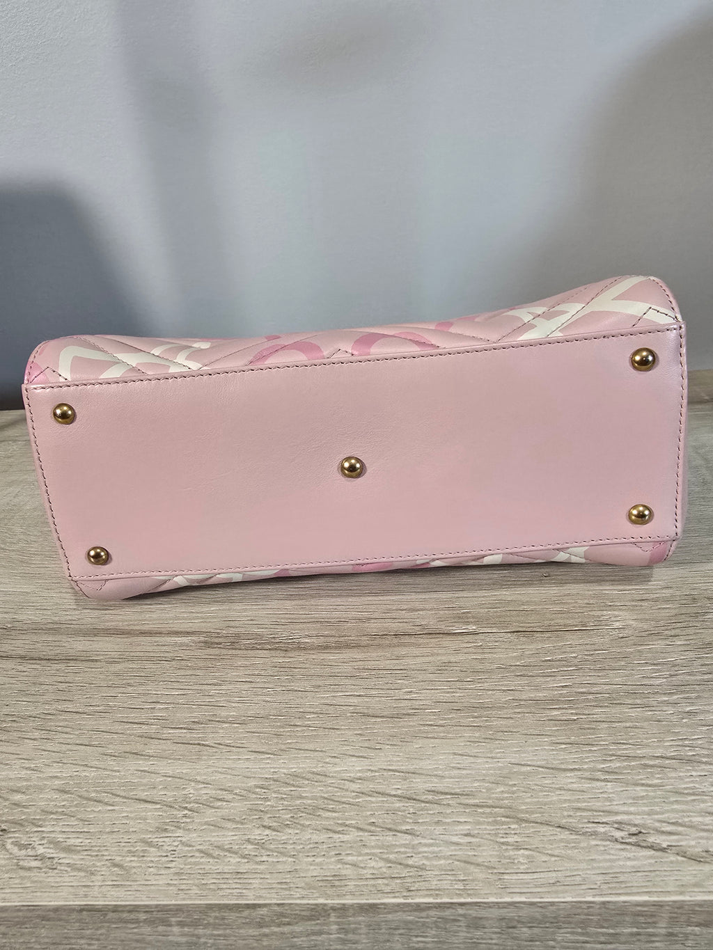 Gucci GucciGhost Small GG Marmont Shoulder Bag Pink Gold Hardware