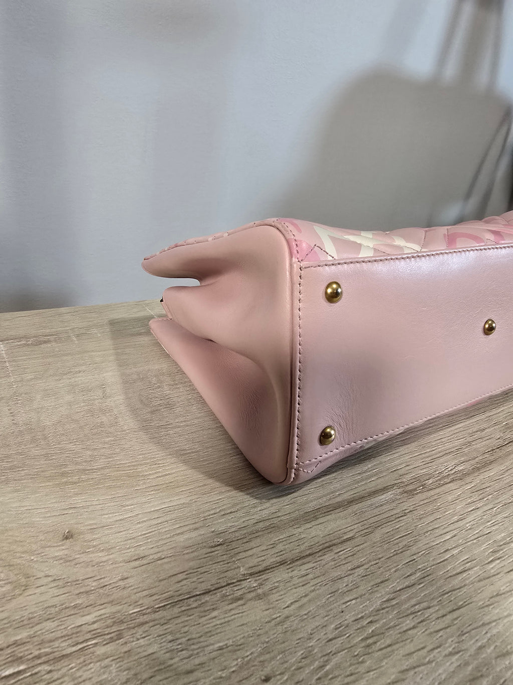 Gucci GucciGhost Small GG Marmont Shoulder Bag Pink Gold Hardware