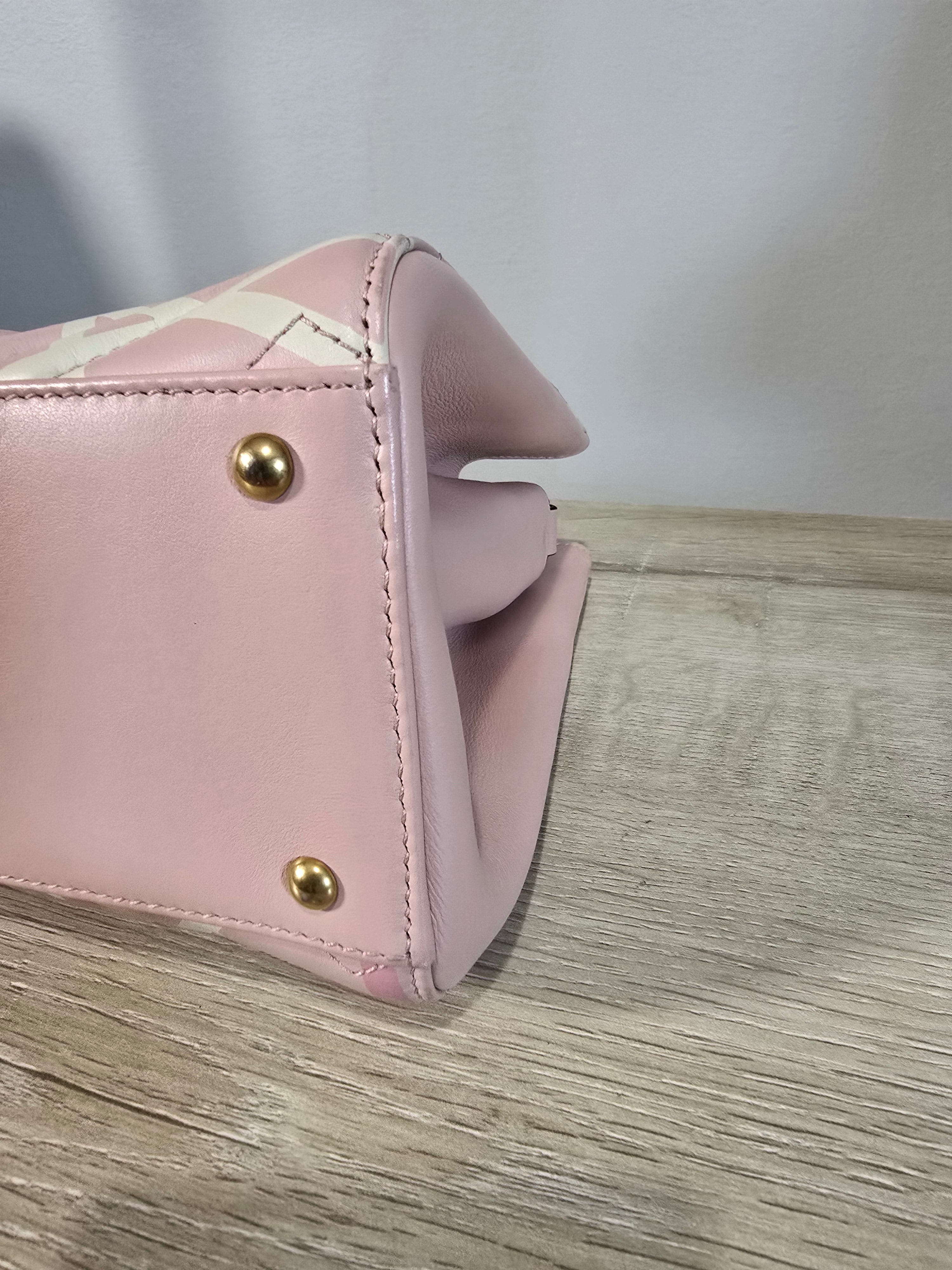 Gucci GucciGhost Small GG Marmont Shoulder Bag Pink Gold Hardware
