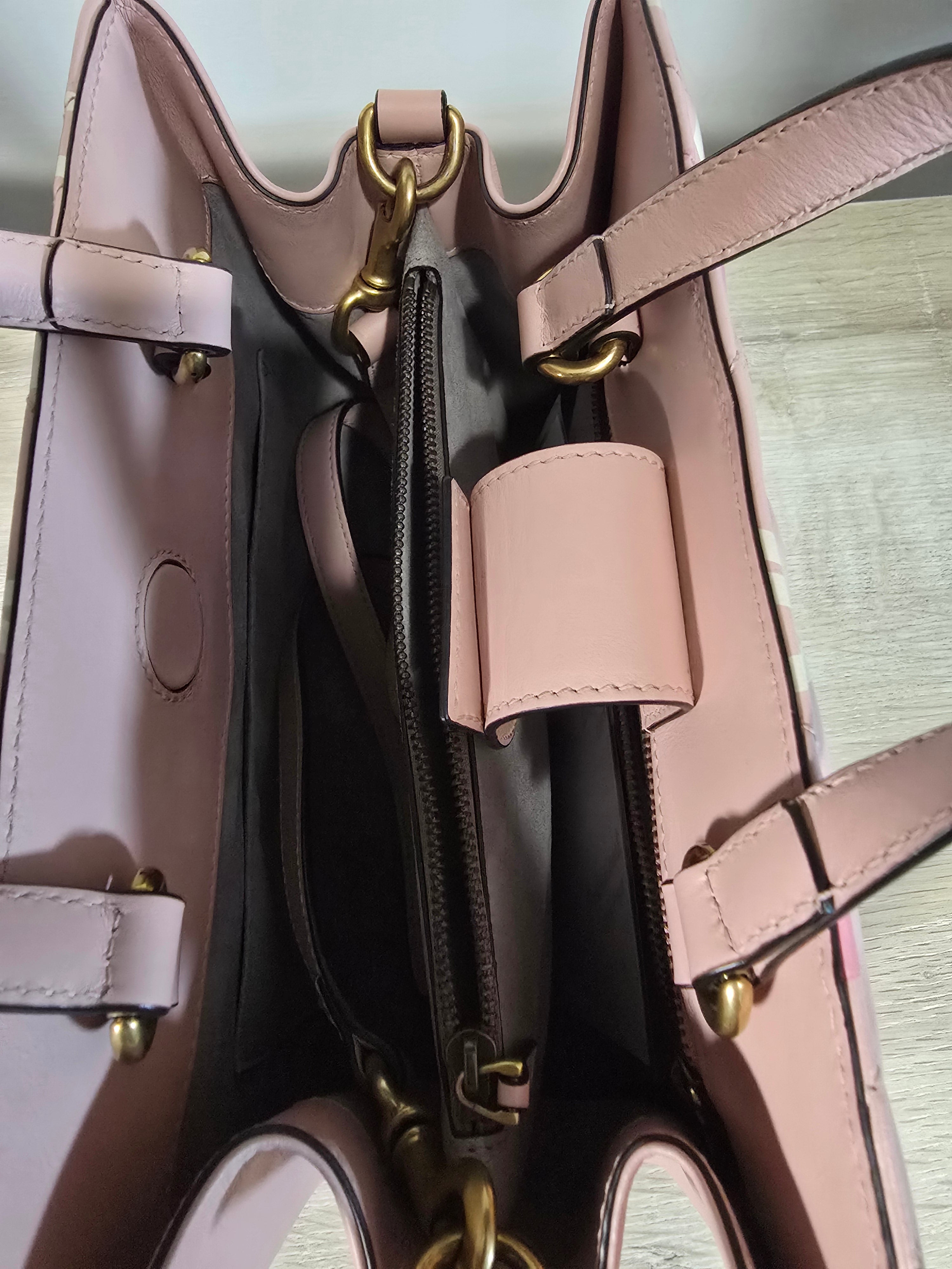 Gucci GucciGhost Small GG Marmont Shoulder Bag Pink Gold Hardware