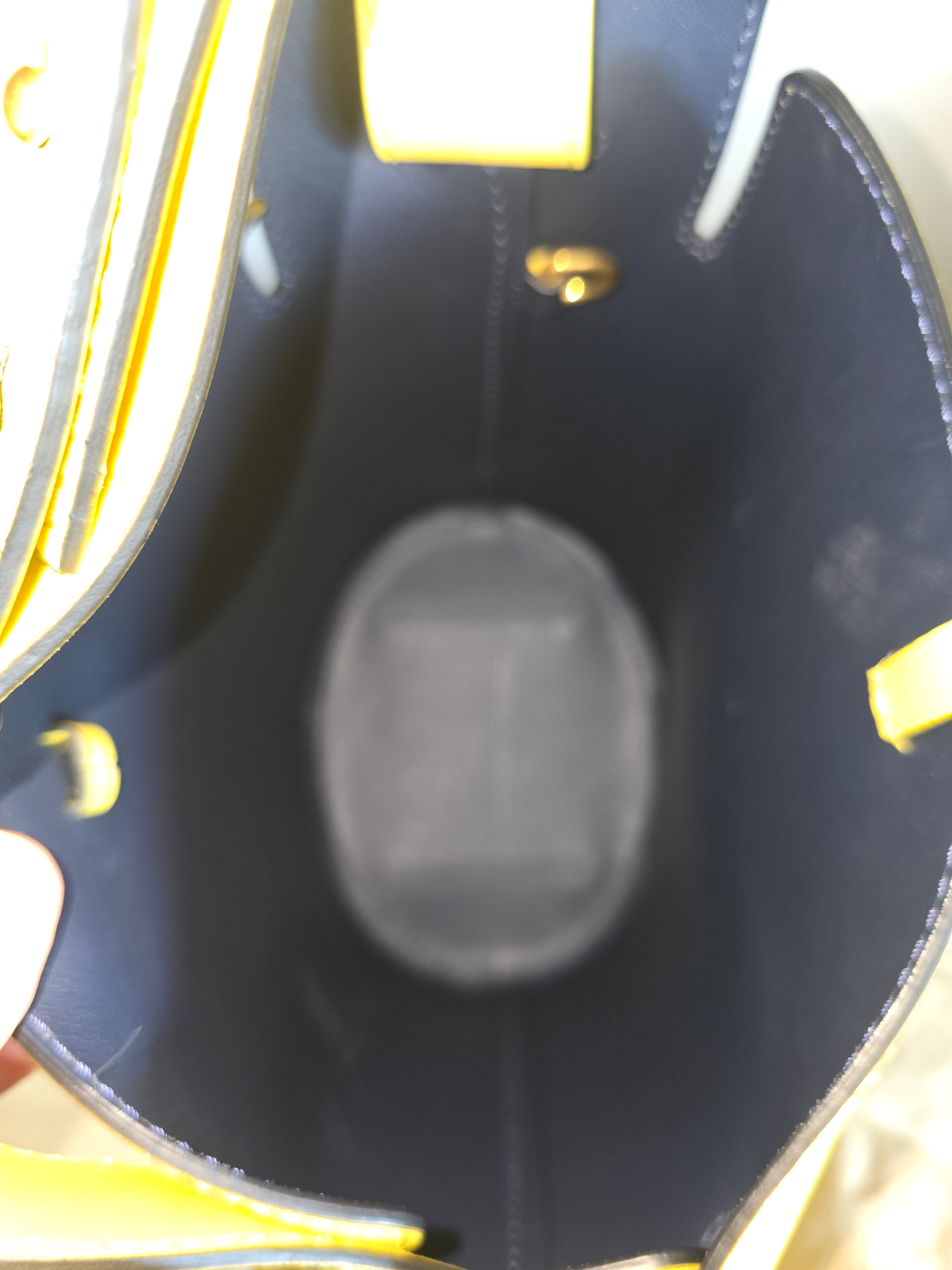 Burberry Small Leather Bucket Bag Yellow Gold Hardware